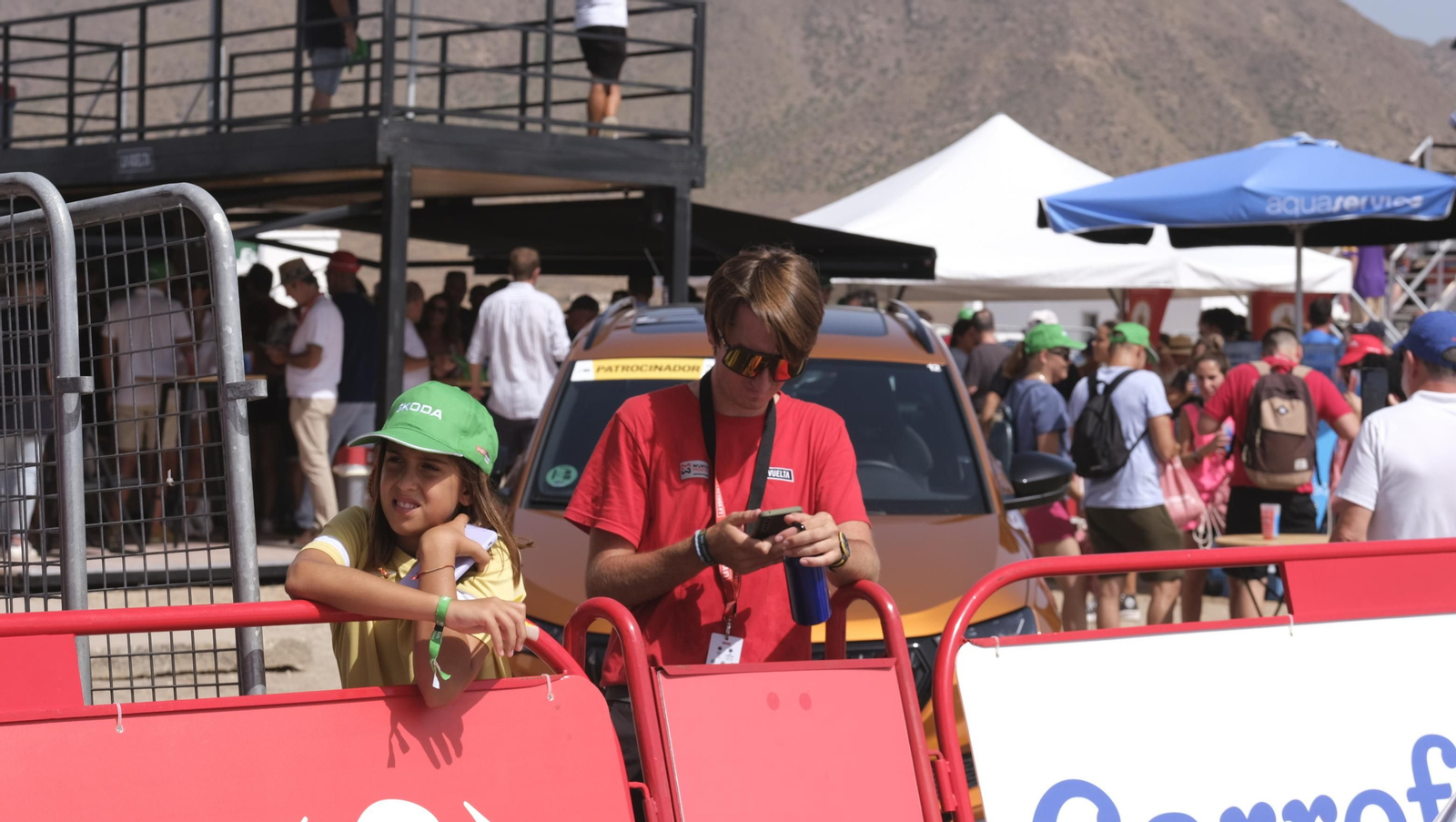 Imágenes de la etapa de la Vuelta a España con llegada en Cabo de Gata, Almería