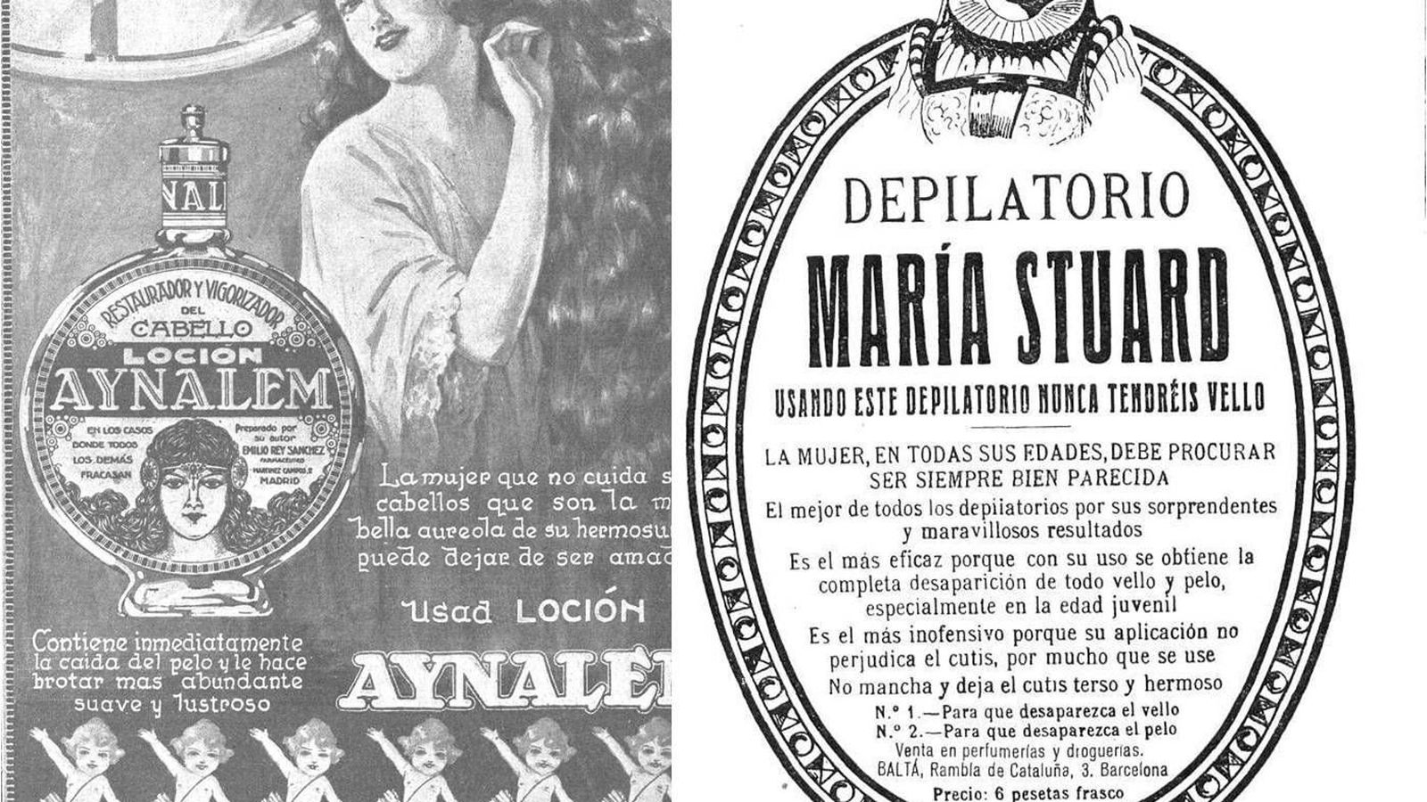 Loción y depilatorio.