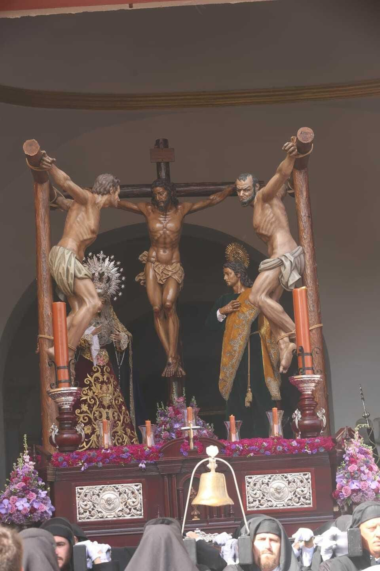 Las fotos de Dolores del Puente en el Lunes Santo en Málaga