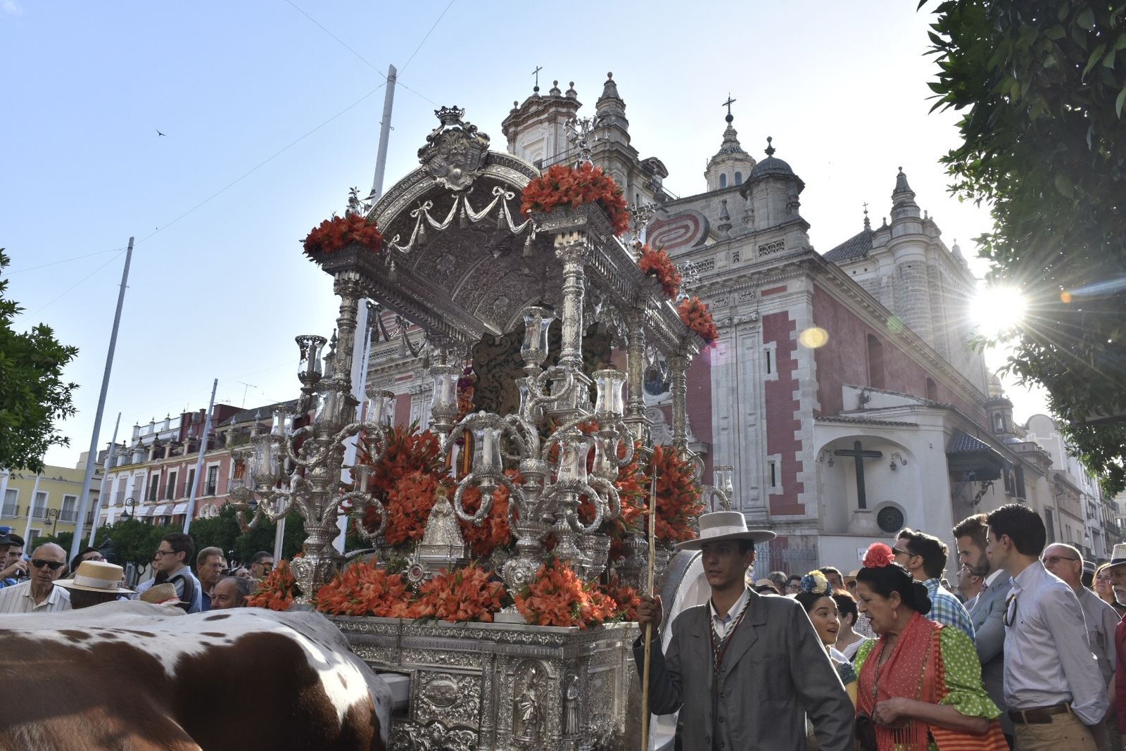 La salida de la Hermandad de Sevilla, en imágenes