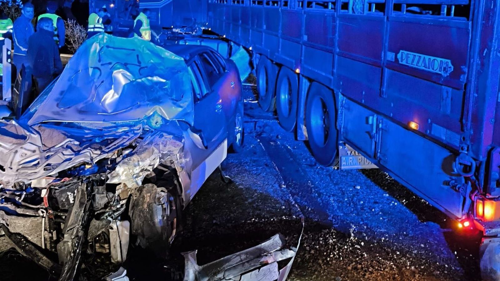 Accidente la pasada noche en Cala.