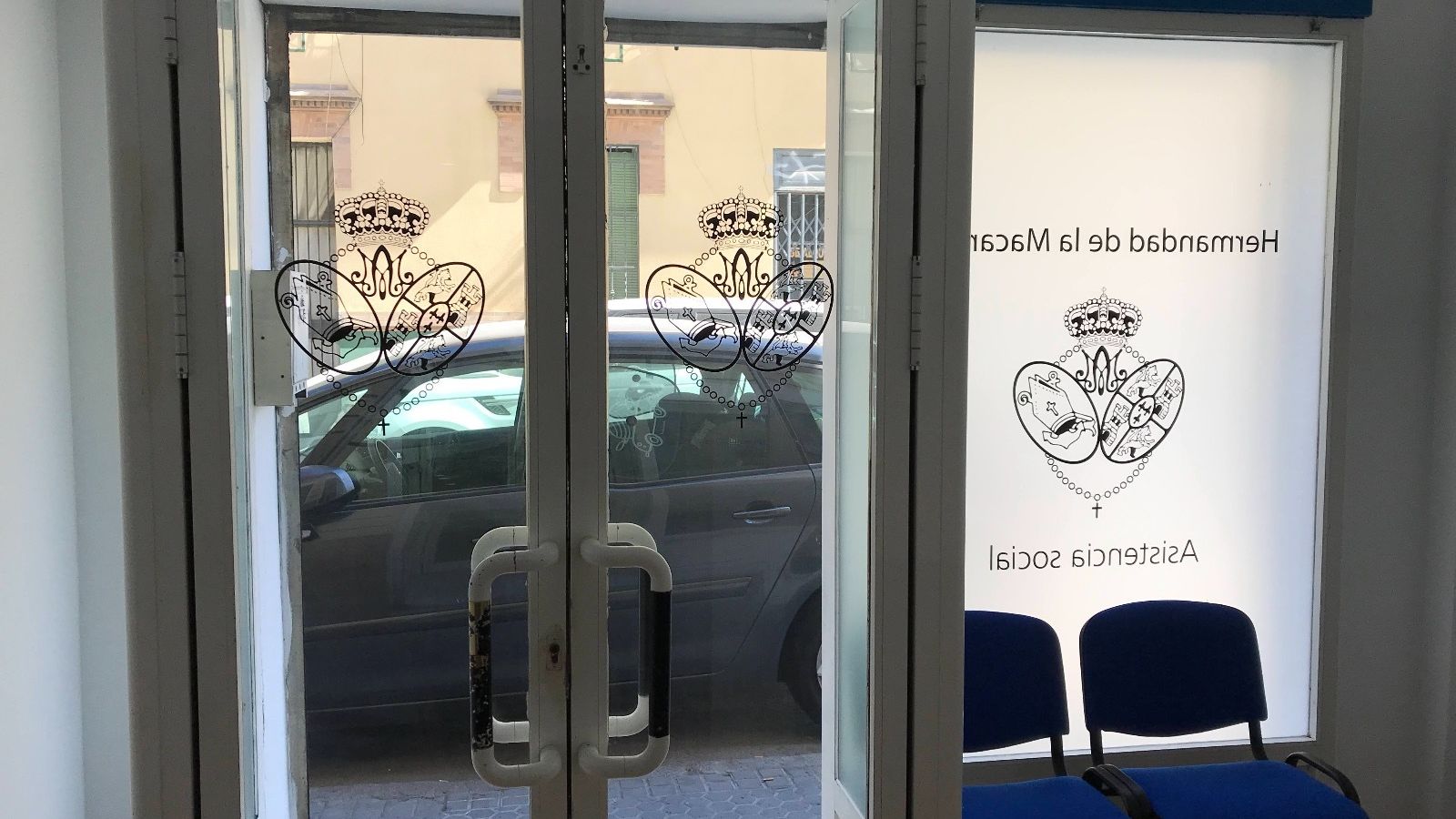 El nuevo local de la Asistencia Social en la calle Escoberos.