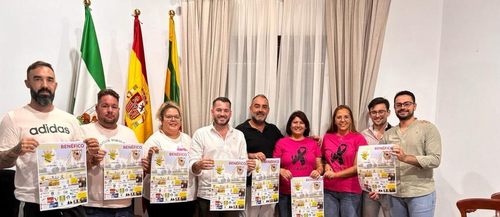 Presentación del evento en el Ayuntamiento de Paterna de Rivera.