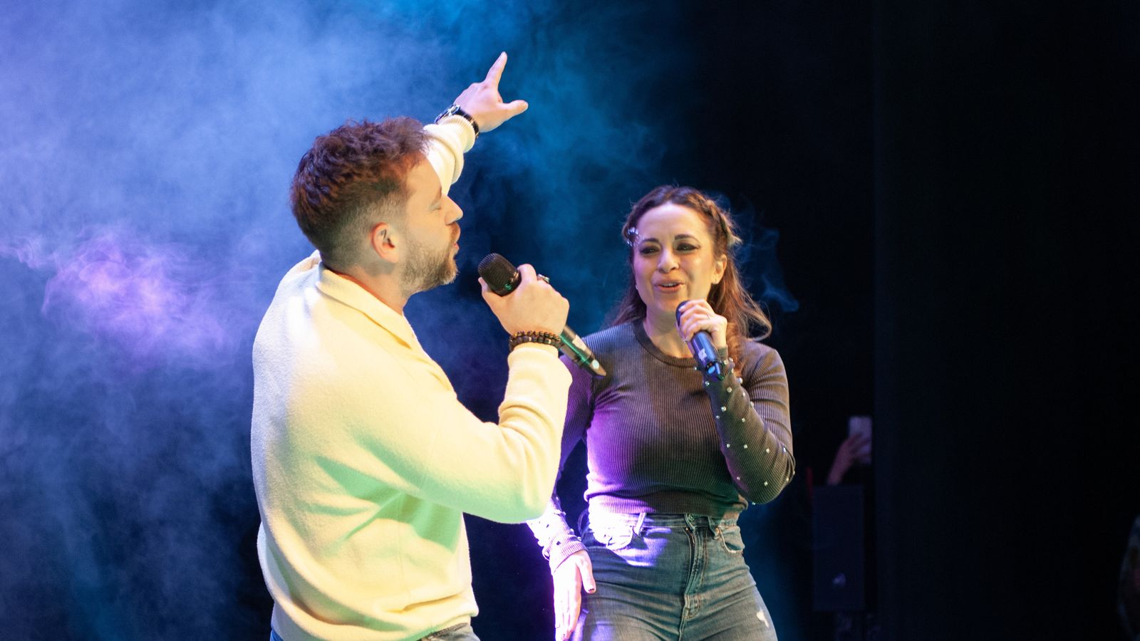 Kiko y Shara durante una de sus actuaciones en la Gala