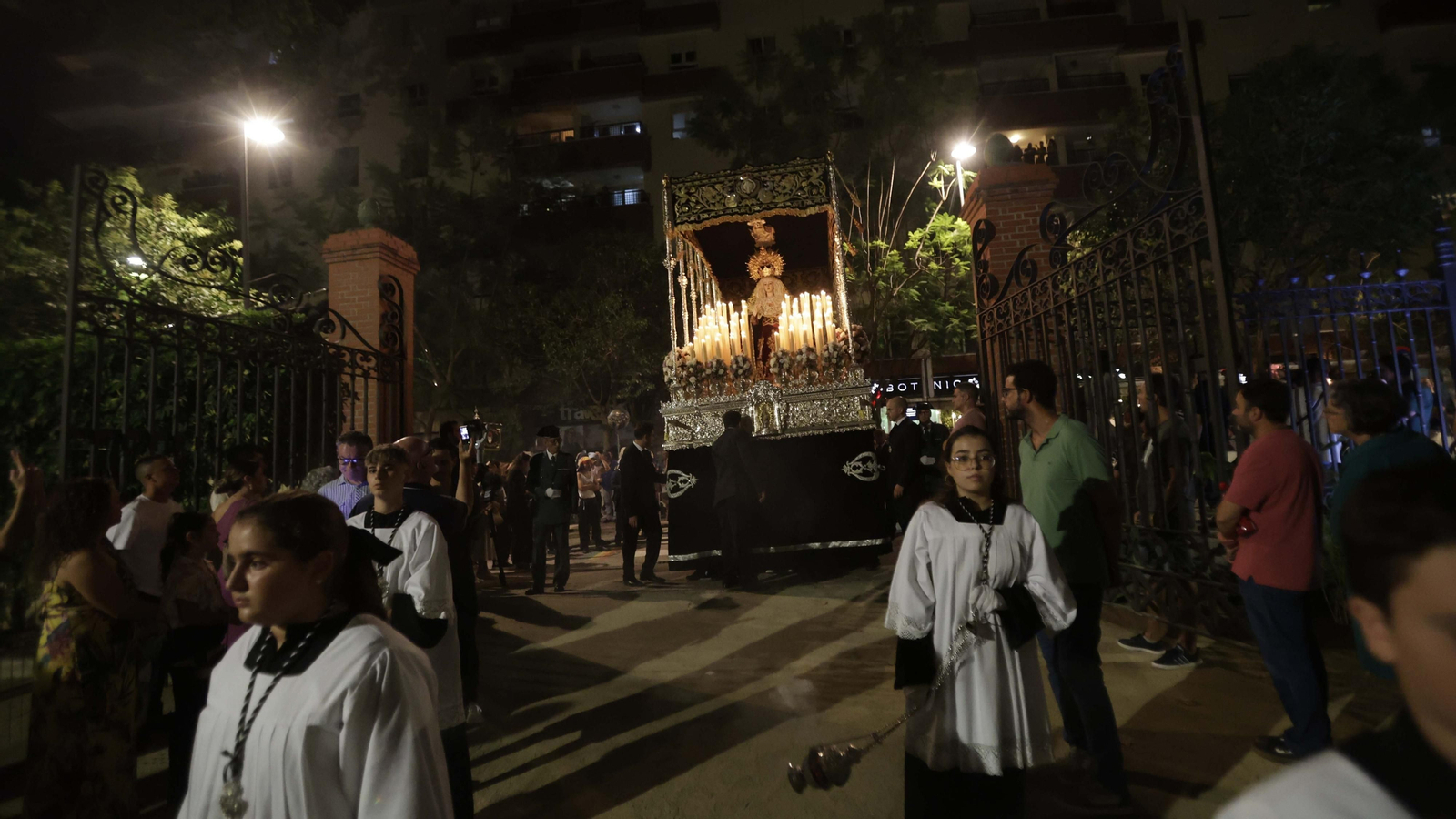 La Magna Mariana de Algeciras por el Parque María Cristina, en imágenes