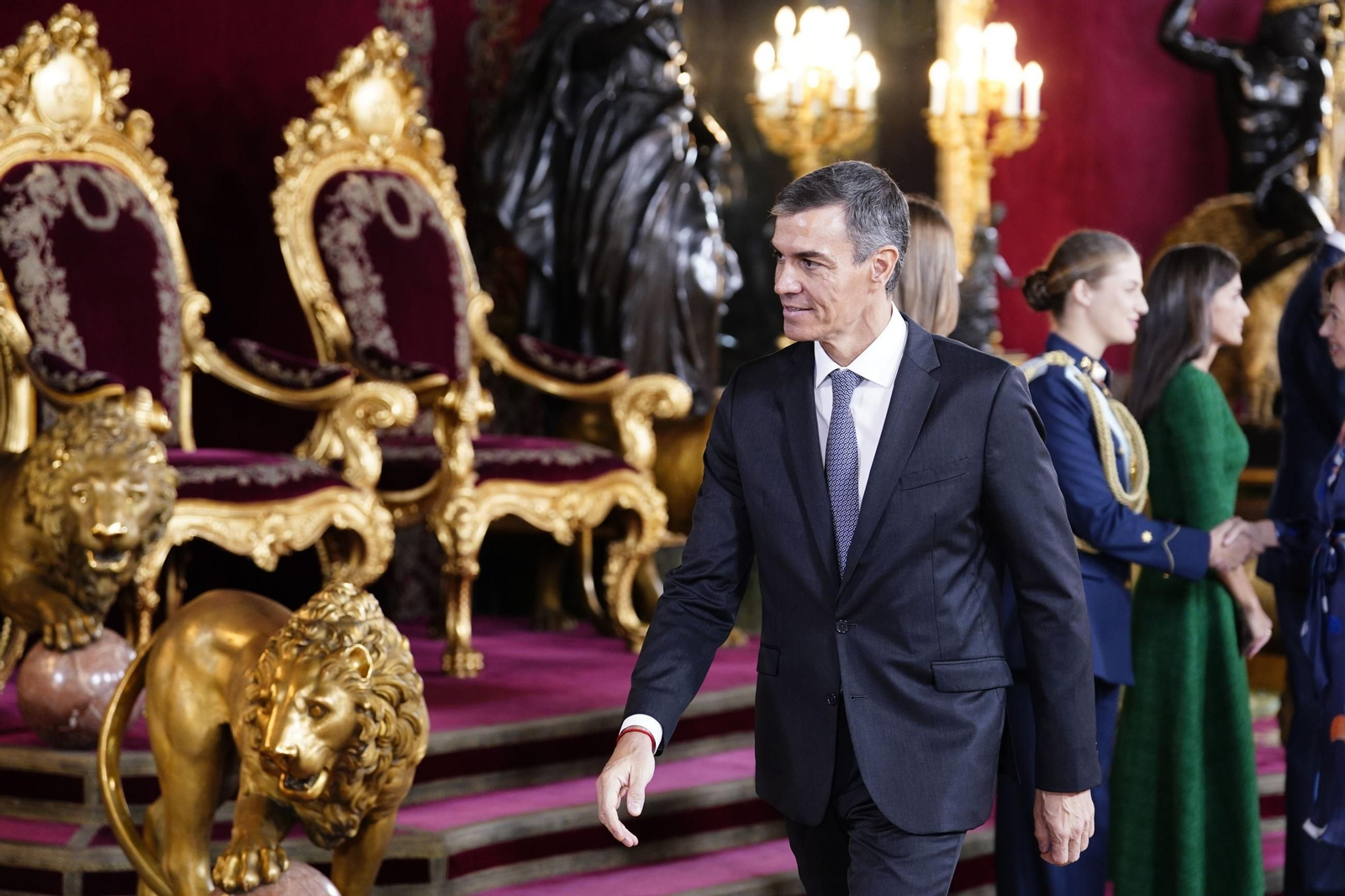 Las fotos de la recepción del Rey por el 12 de octubre