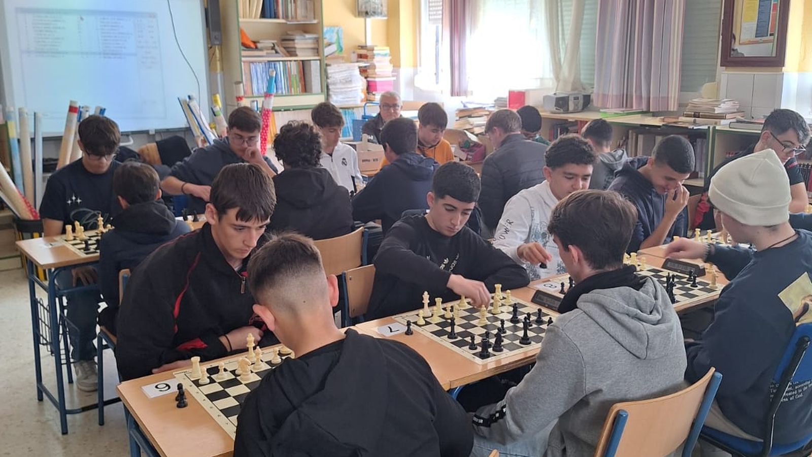 Campeonato de ajedrez intercentros.