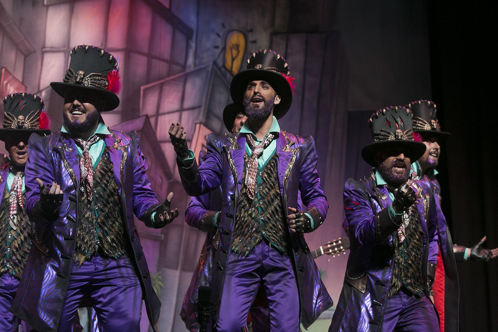 Las imágenes de la octava preliminar del Carnaval Colombino