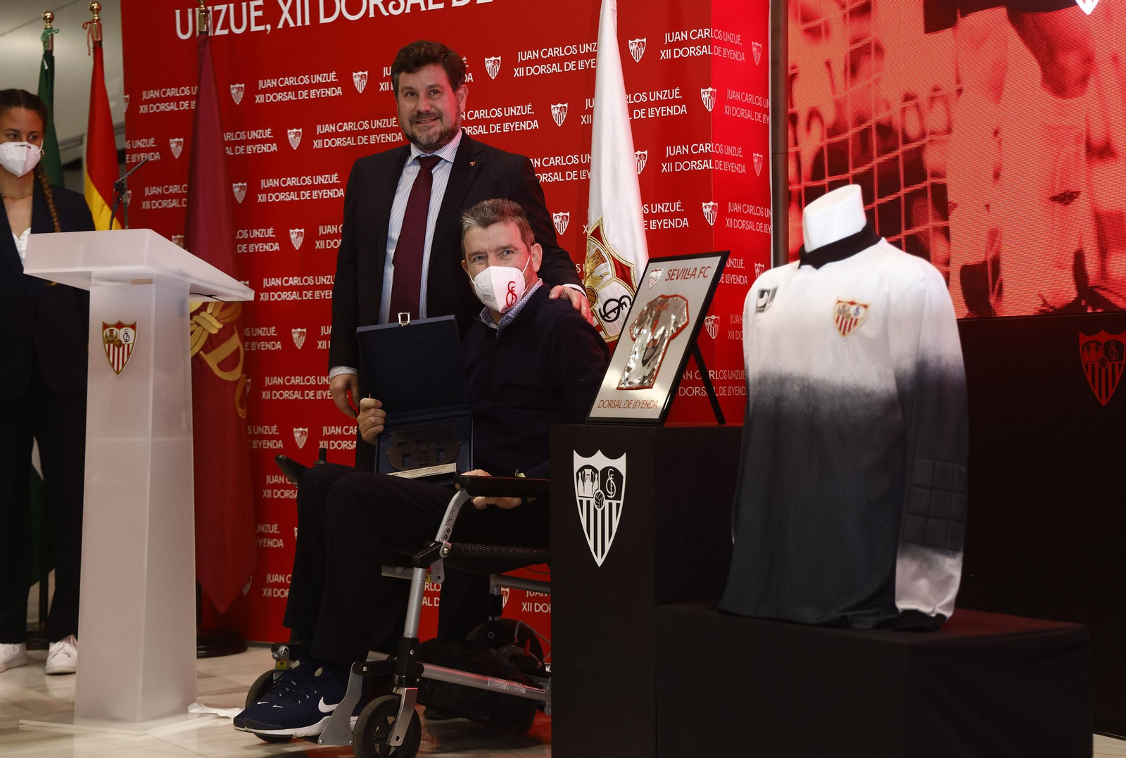 Las imágenes de Juan Carlos Unzué, Dorsal de Leyenda del Sevilla fc