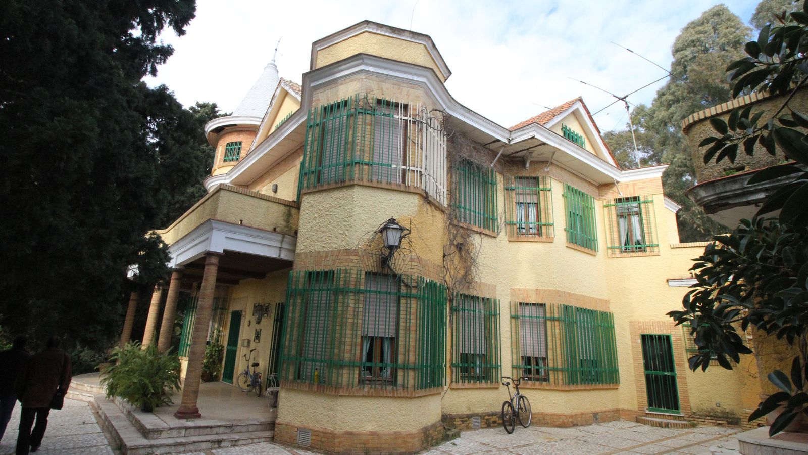 Trasera de la vivienda del doctor Mackay.