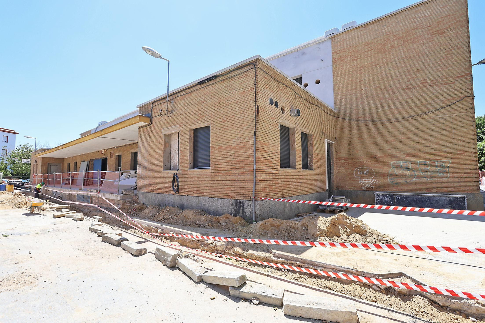 Imágenes del actual estado de las obras del mercado de San Sebastián