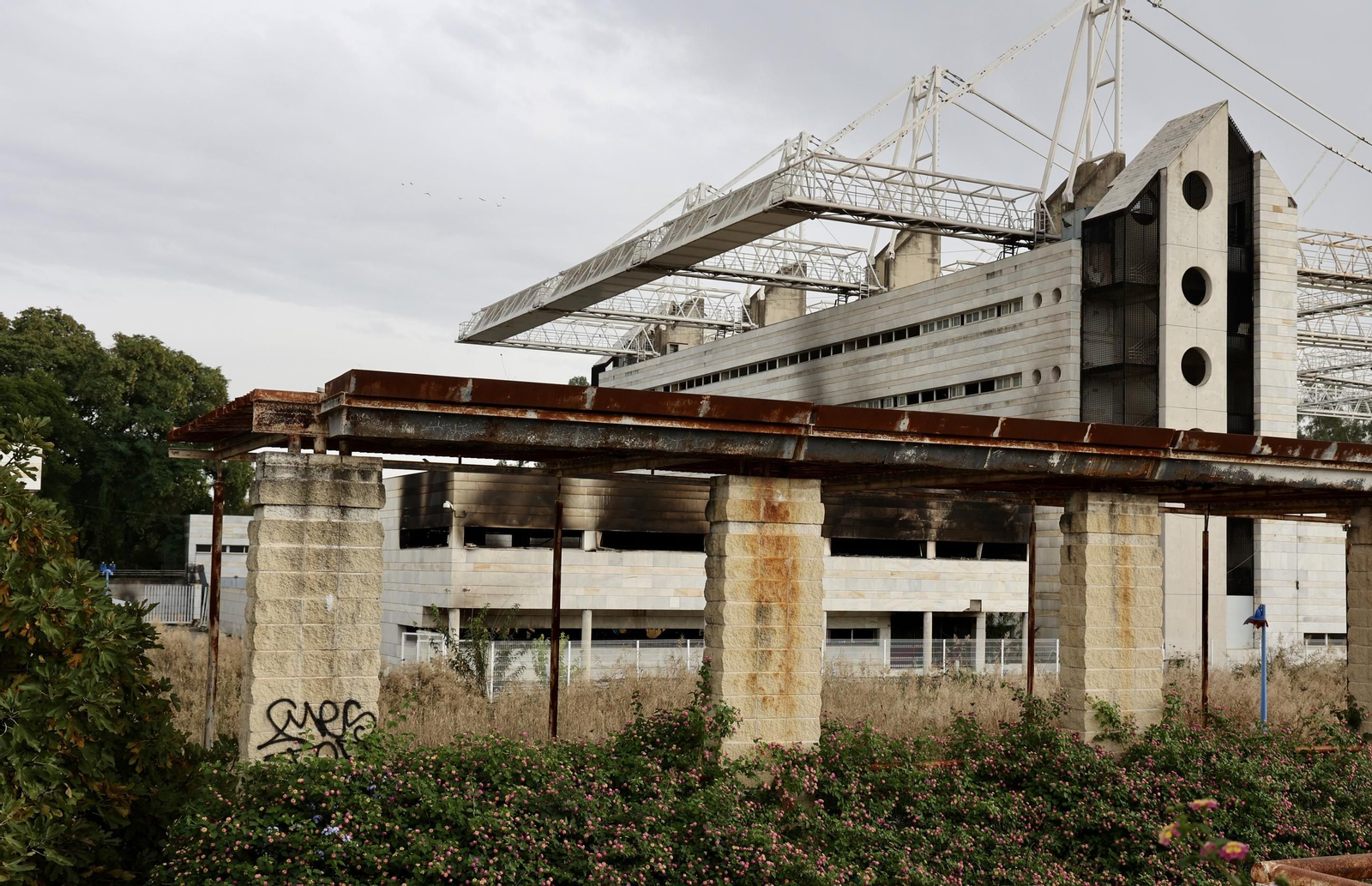 Así ha quedado el Auditorio Rocío Jurado tras el incendio