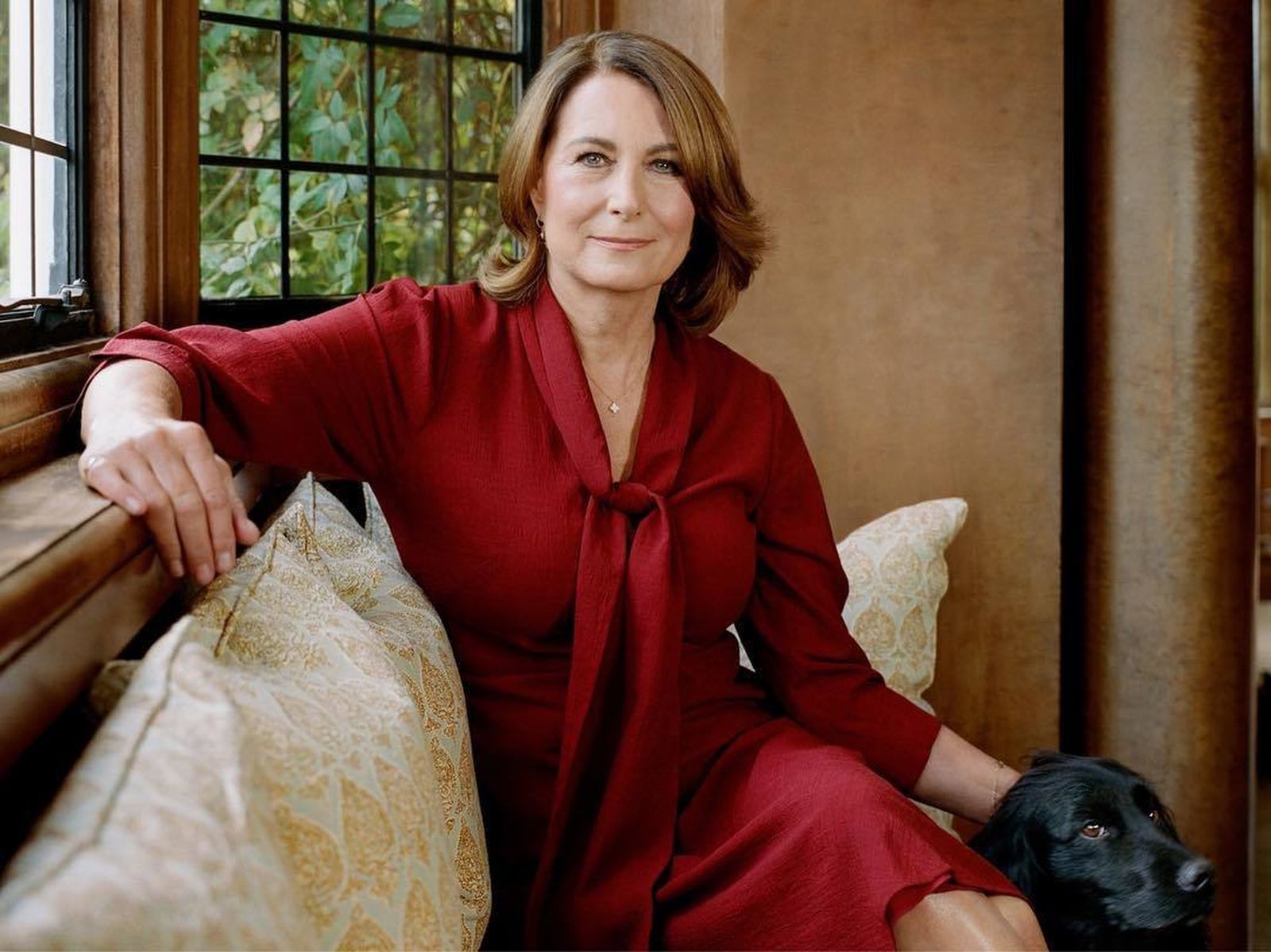 Carole Middleton, en una foto de su entrevista.