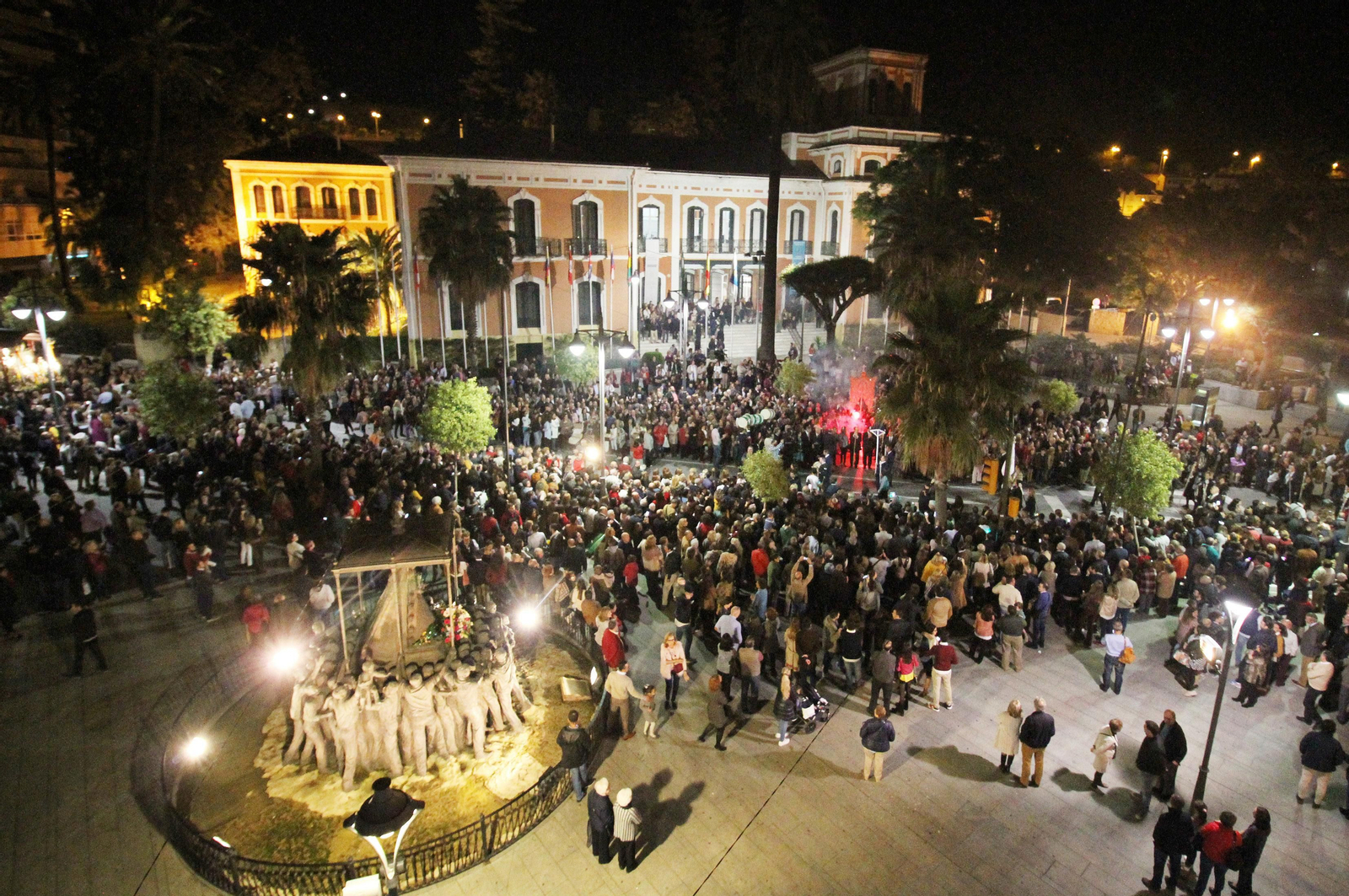 La procesión Magna Rociera en imágenes
