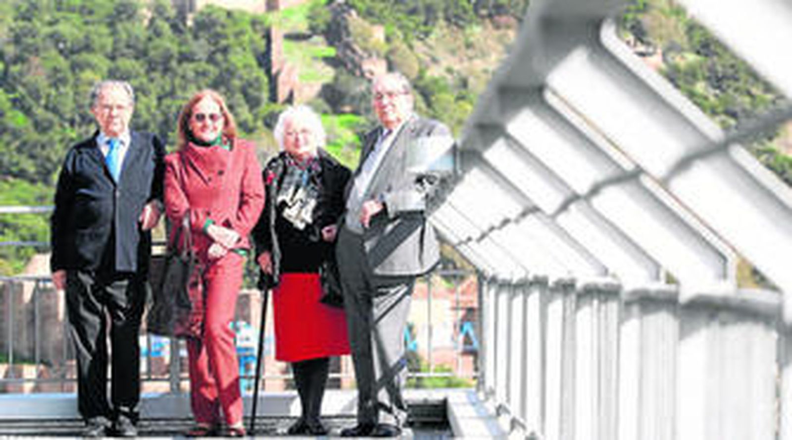 Fernando Marín, Consuelo Gámez, María Luisa Serrano y José María Requena son parte de la junta directiva de Asprojuma.