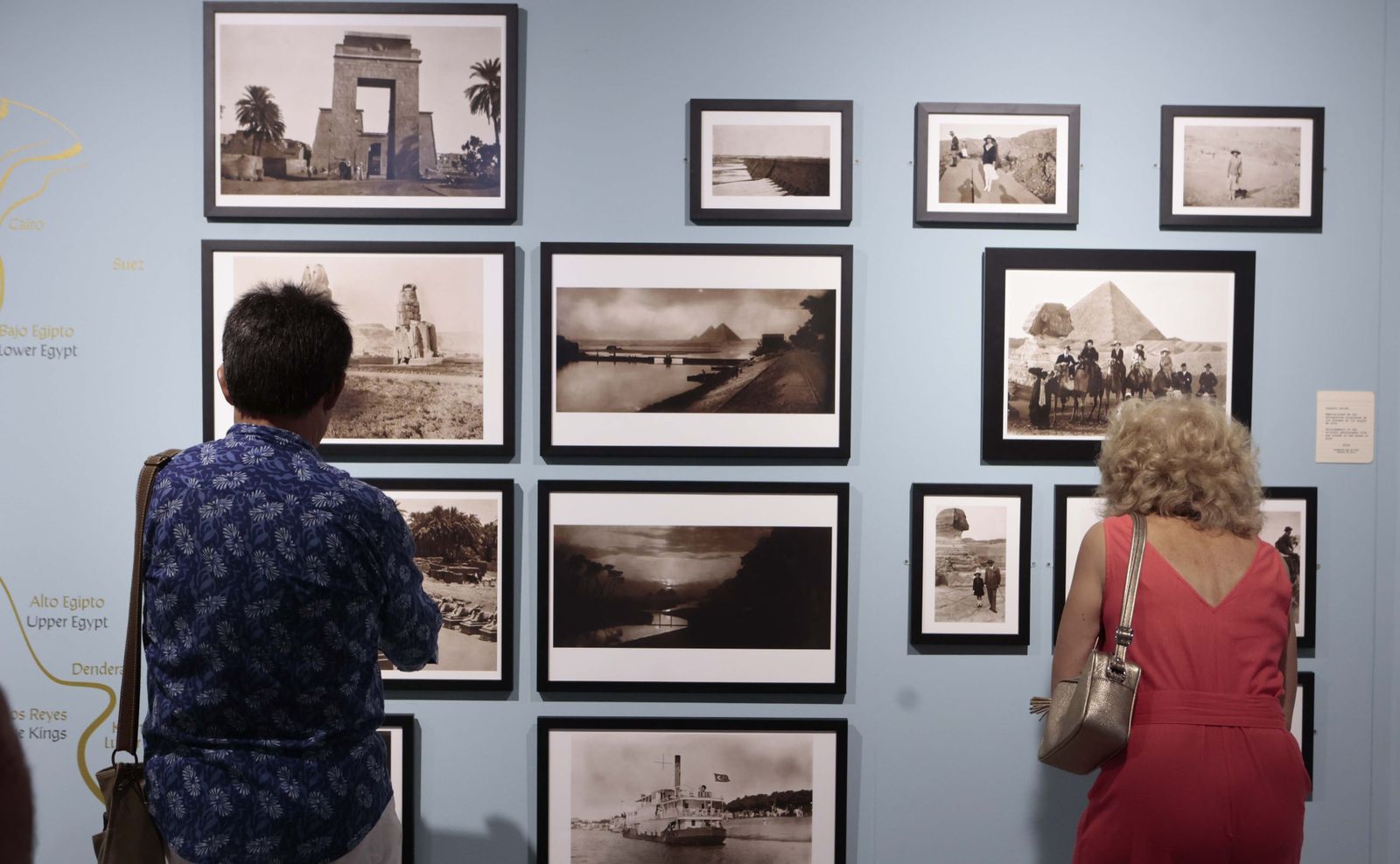 Imágenes de la exposición "Alba y Carter. Cien años descubriendo a Tutankamón"