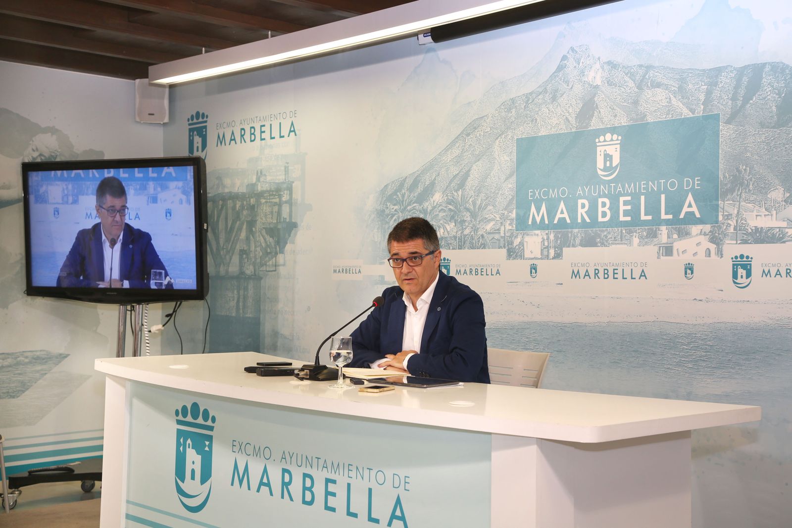 Javier Porcuna, portavoz del equipo de gobierno.