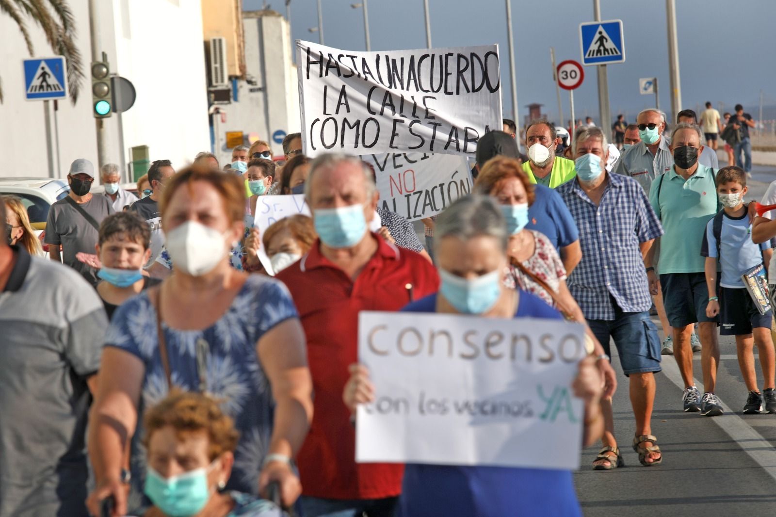 Imagen de la manifestación del pasado lunes 20 de septiembre.