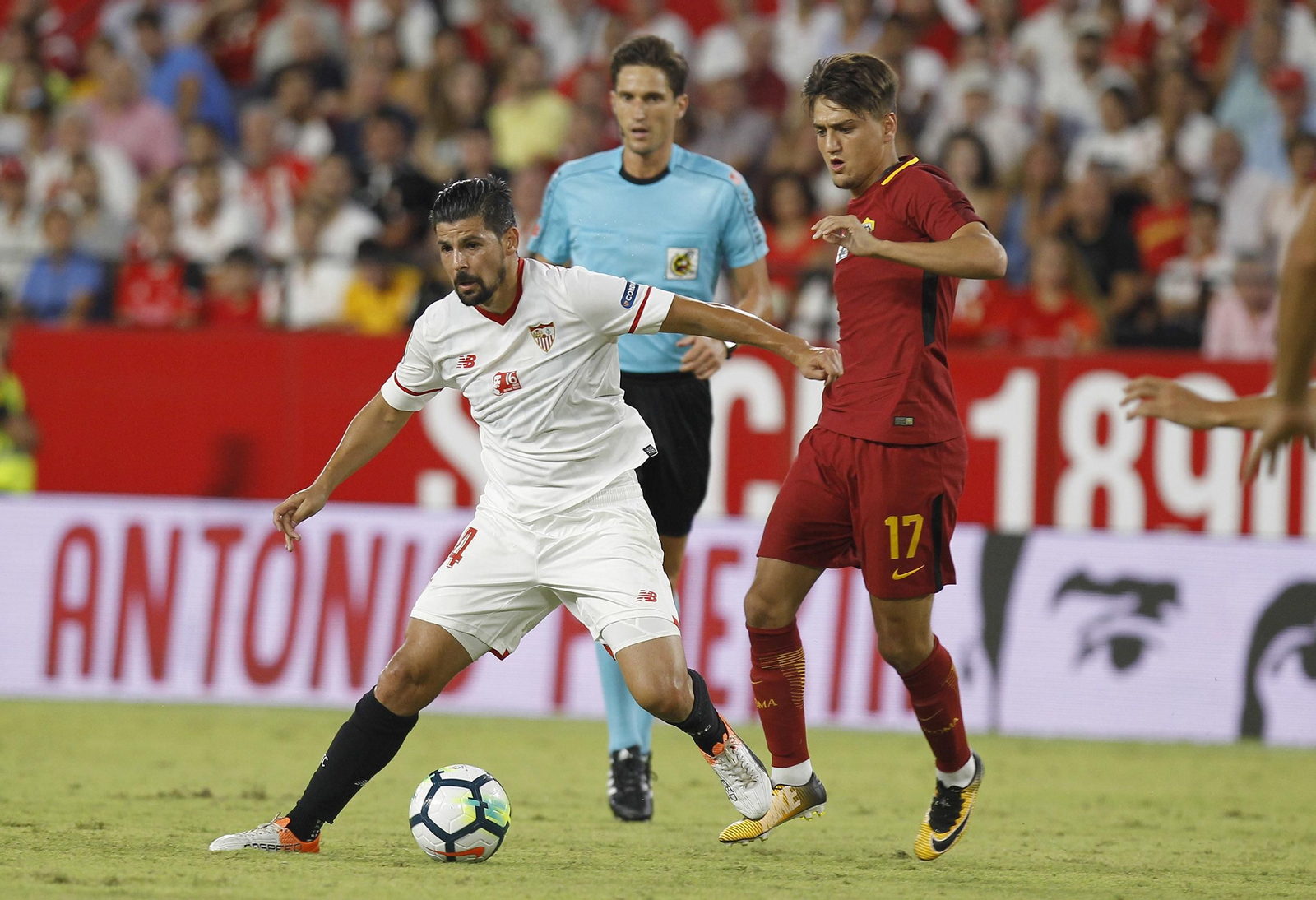 Las imágenes del Sevilla-Roma del IX Trofeo Antonio Puerta