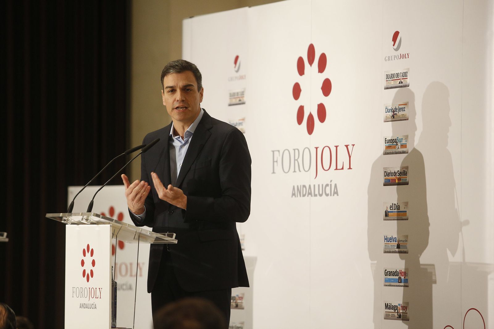 Pedro Sánchez, en el Foro Joly