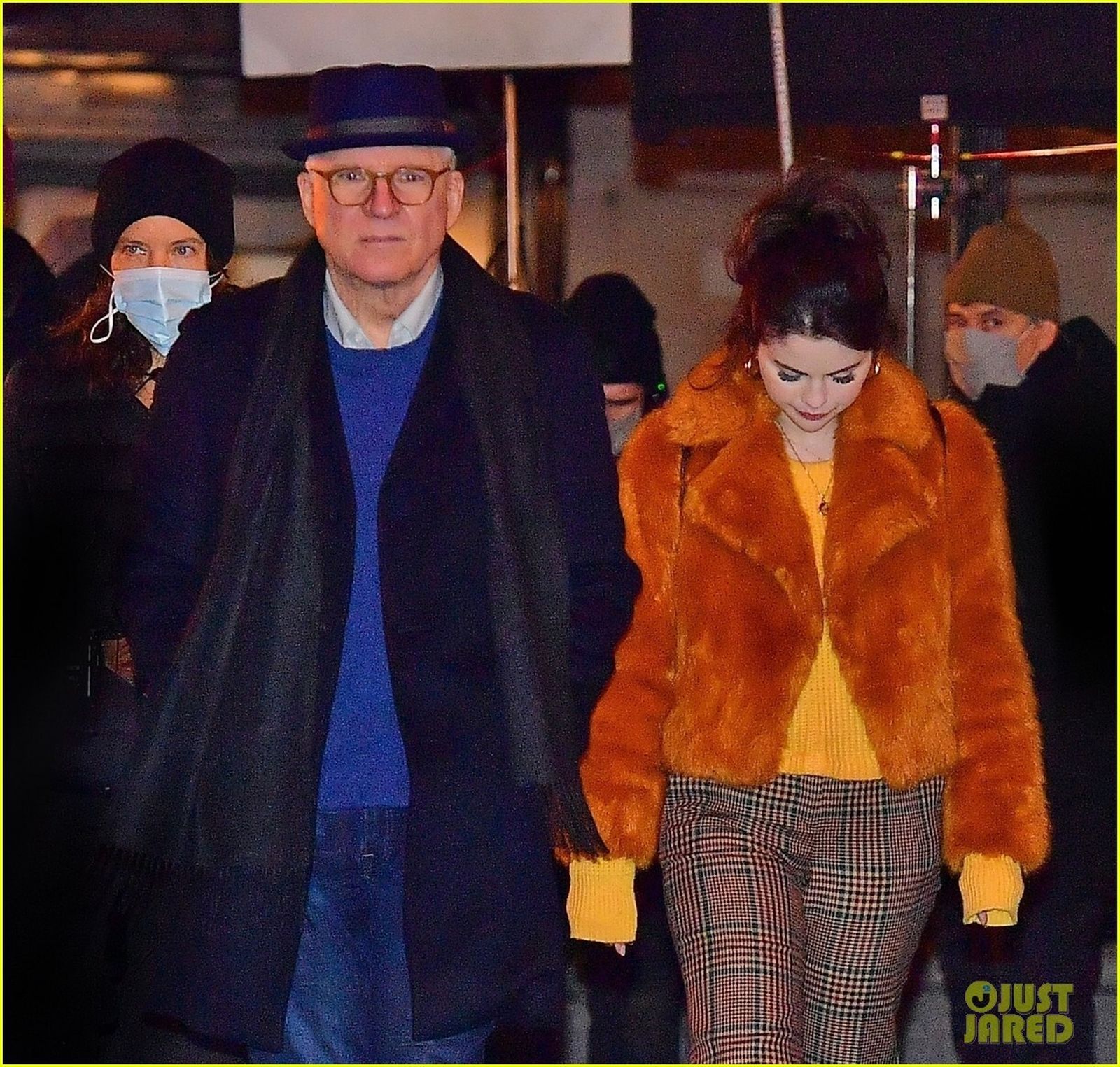 Los actores Steve Martin y Selena Góme, durante el rodaje de la serie.
