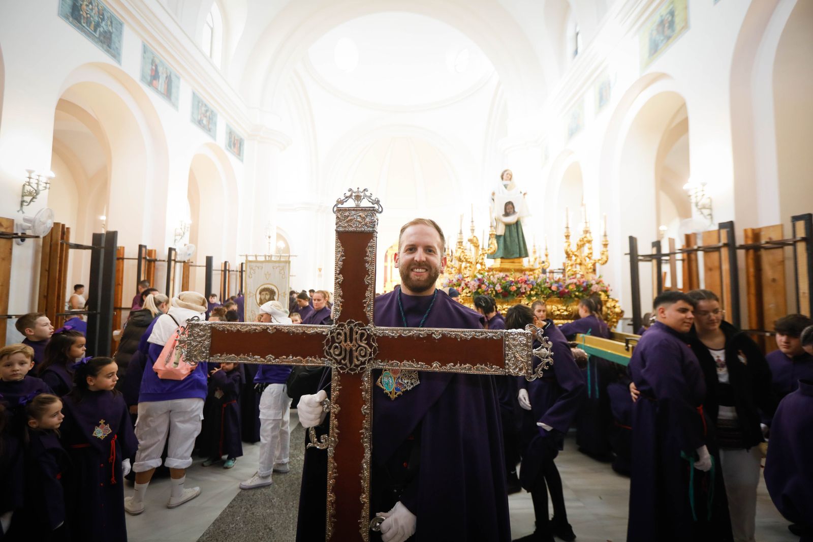 La procesión del Encuentro, en imágenes