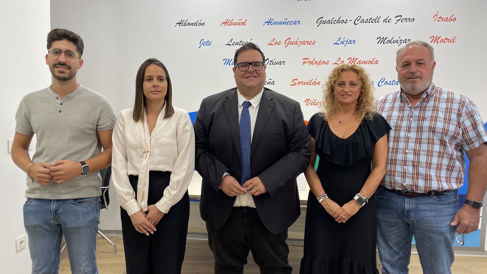 Parte del equipo de la Mancomunidad de la Costa Tropical hace balance de gestión de su primer año de gobierno