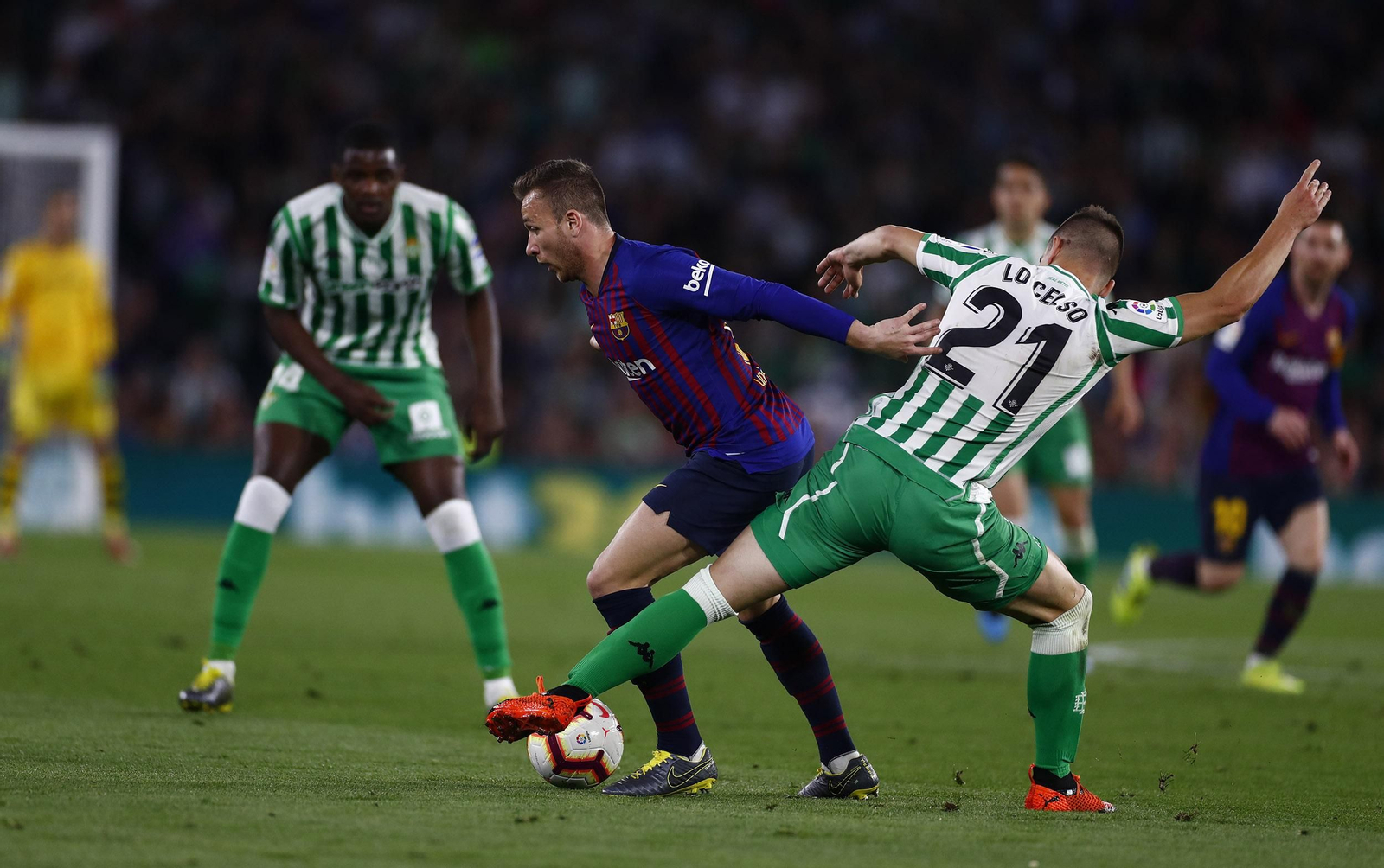 El Betis-Barcelona, en imágenes