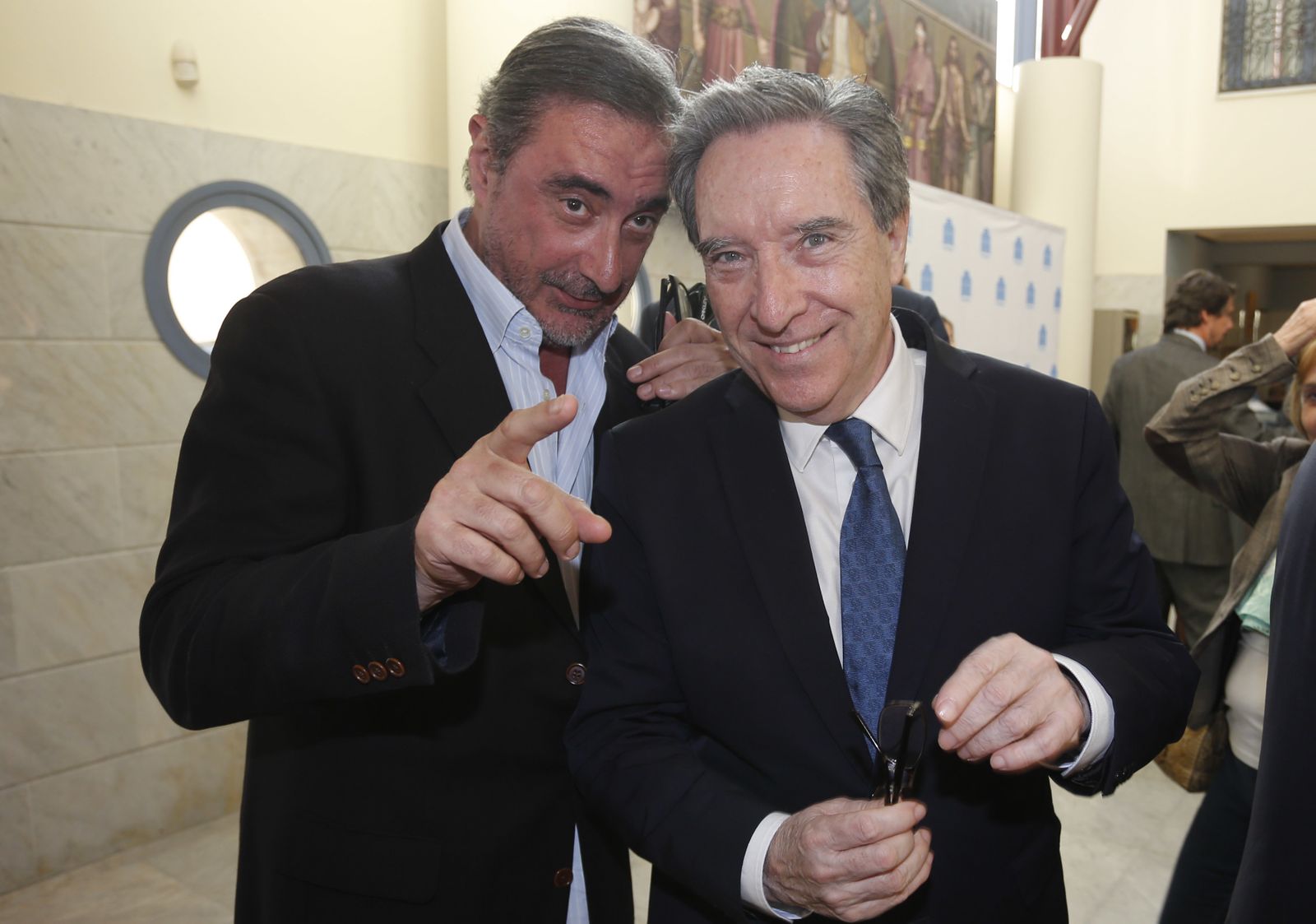 Carlos Herrera e Iñaki Gabilondo, en Málaga en 2014.