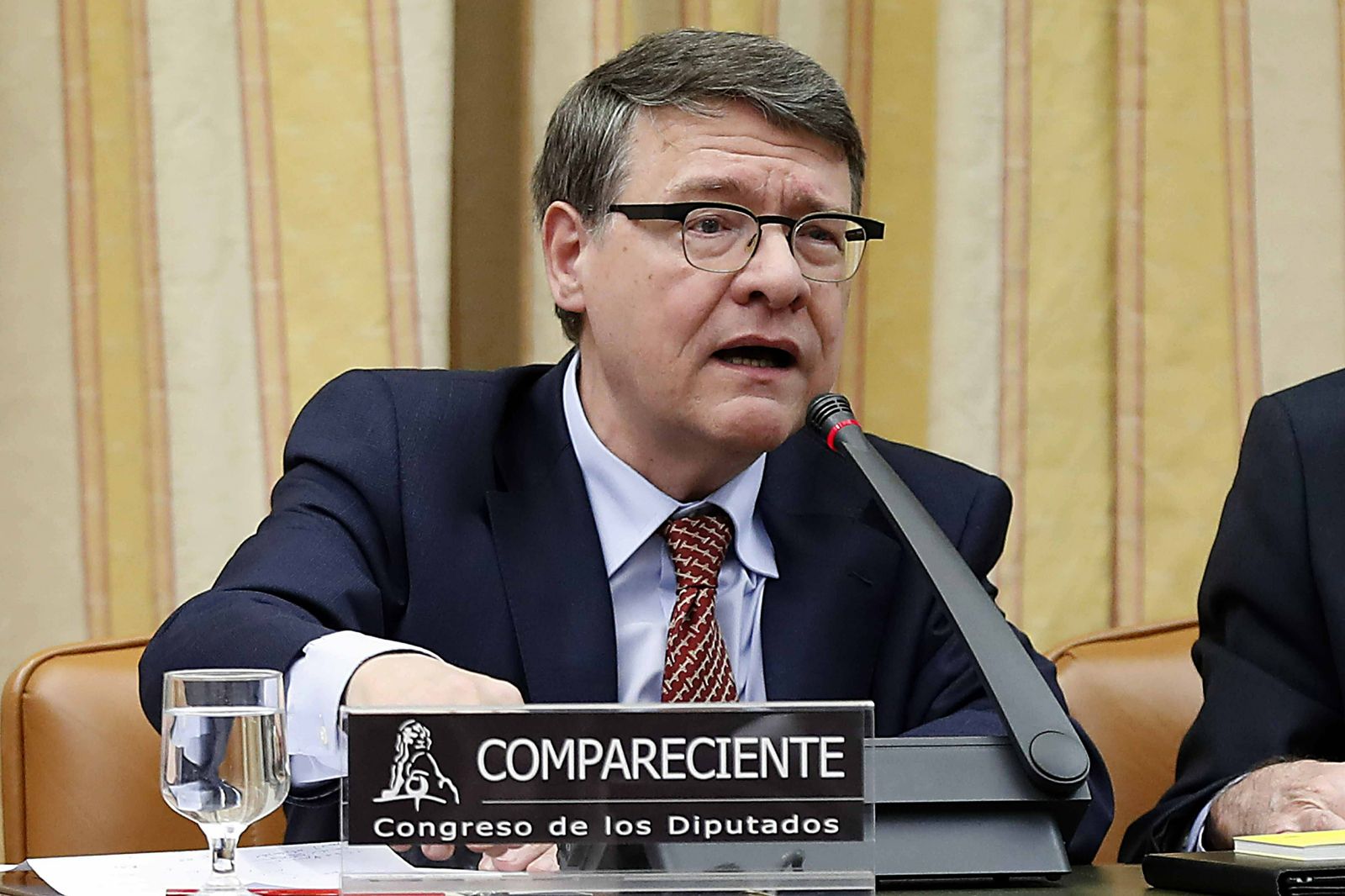 Jordi Sevilla, presidente de Red Eléctrica de España , en una comparecencia en el Congreso.