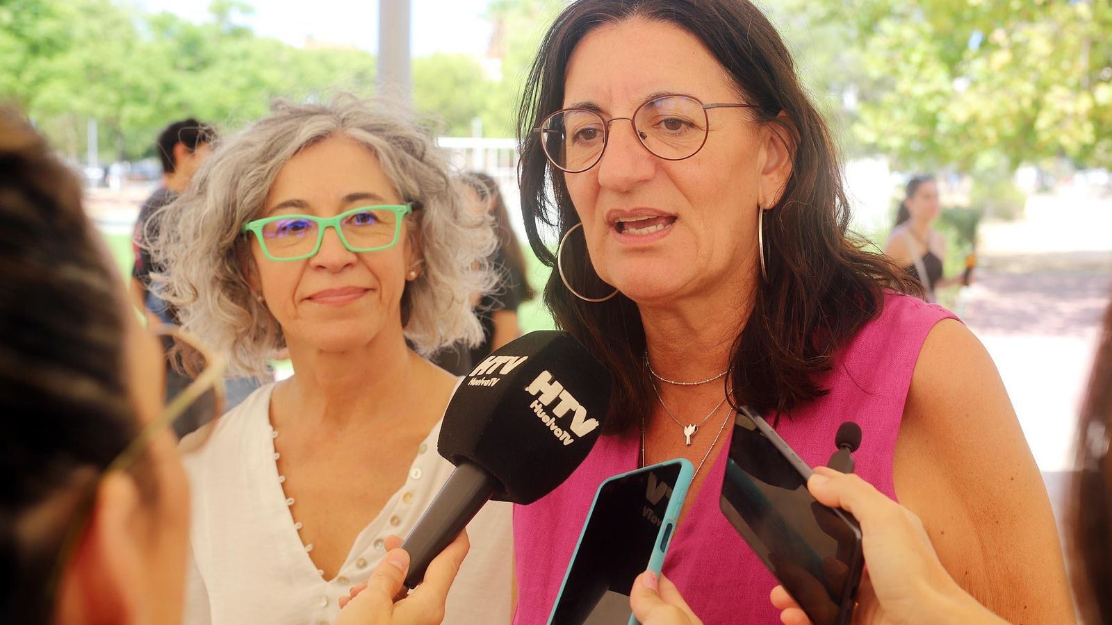 Imágenes de la bienvenida a los nuevos estudiantes de la Universidad de Huelva