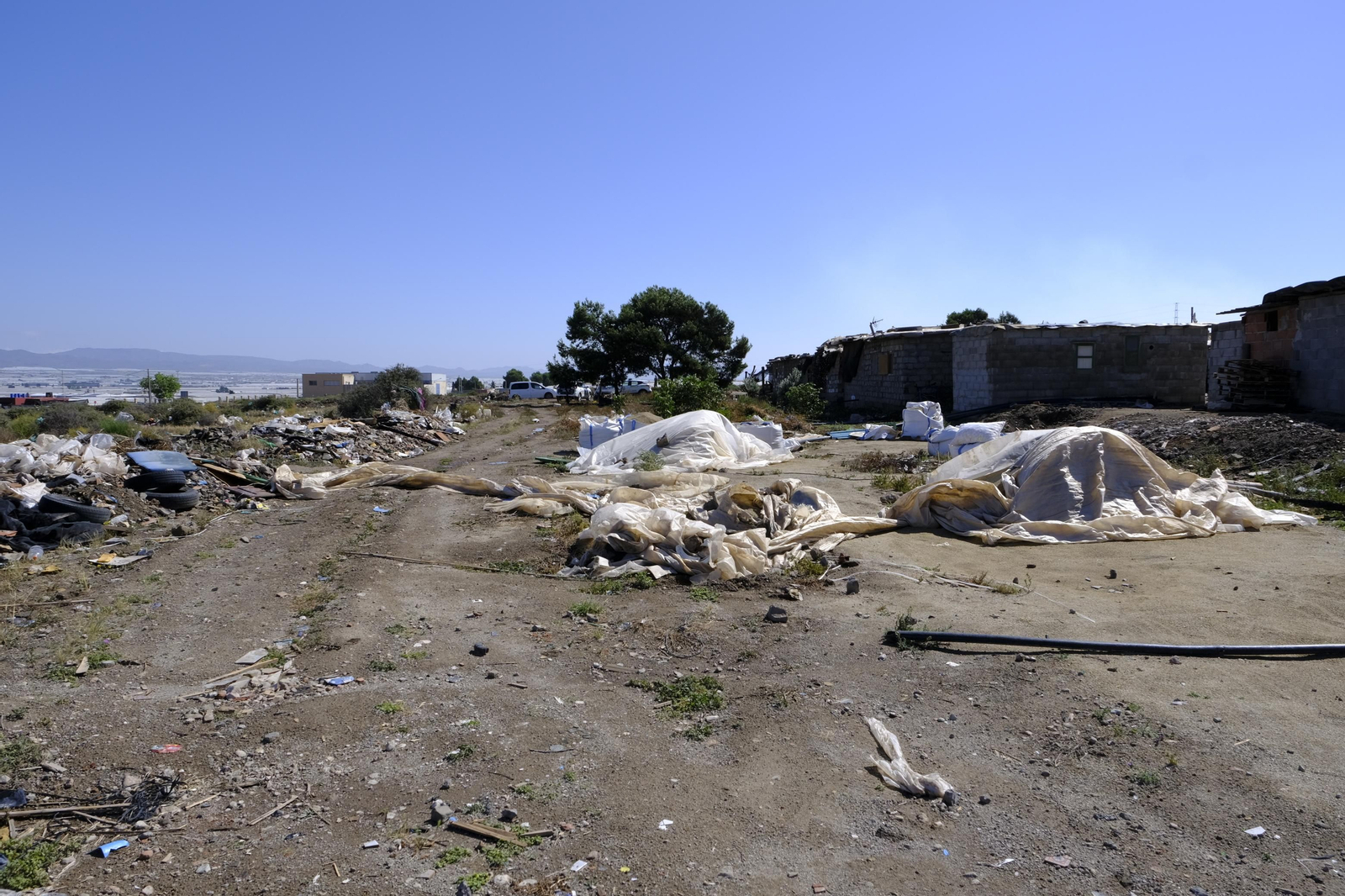 Fotogalería incendio asentamiento de chabolas en Atochares-Níjar (Almería)