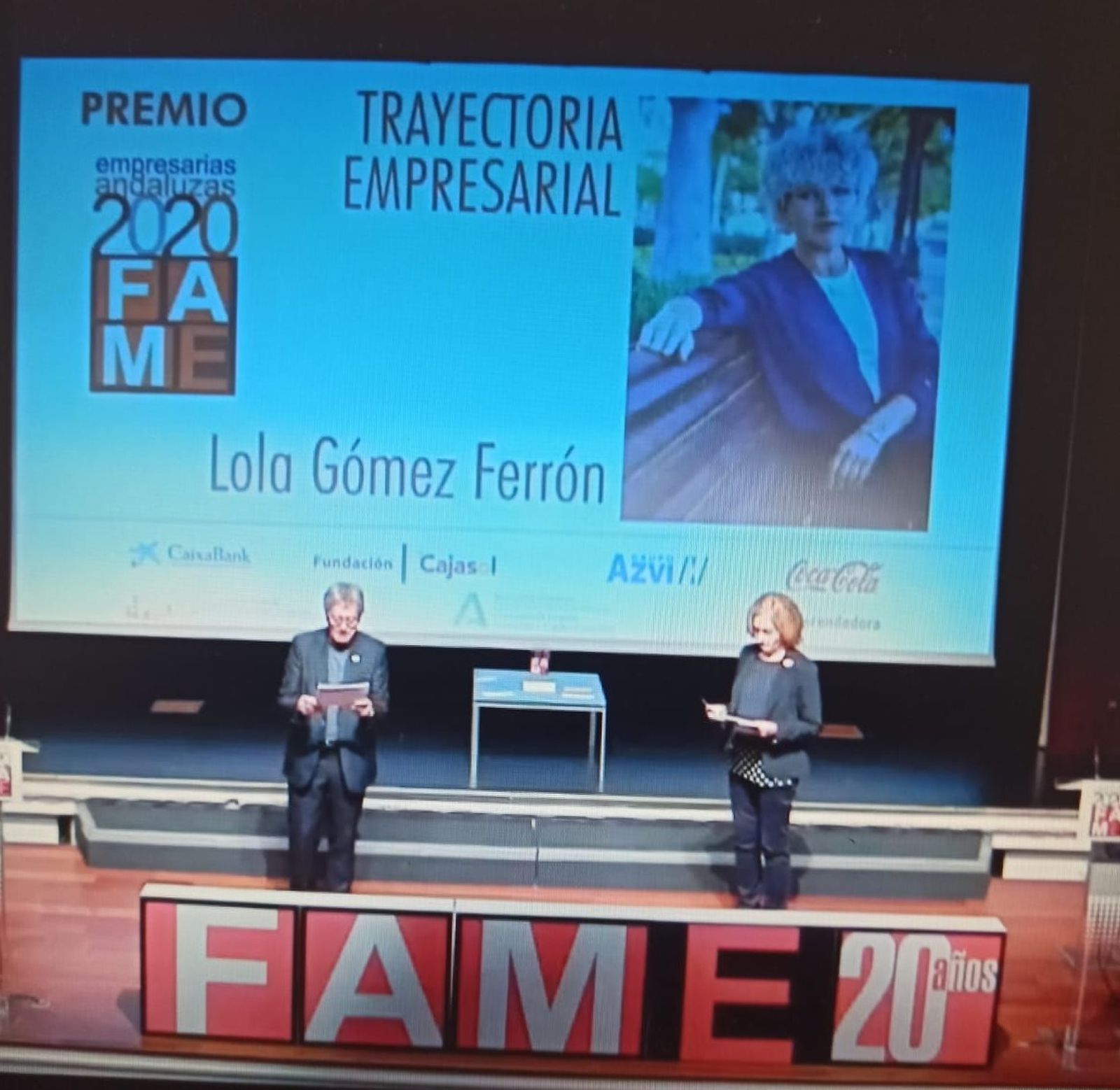 Lola Gómez Ferrón, Premio Empresaria Andaluza 2020