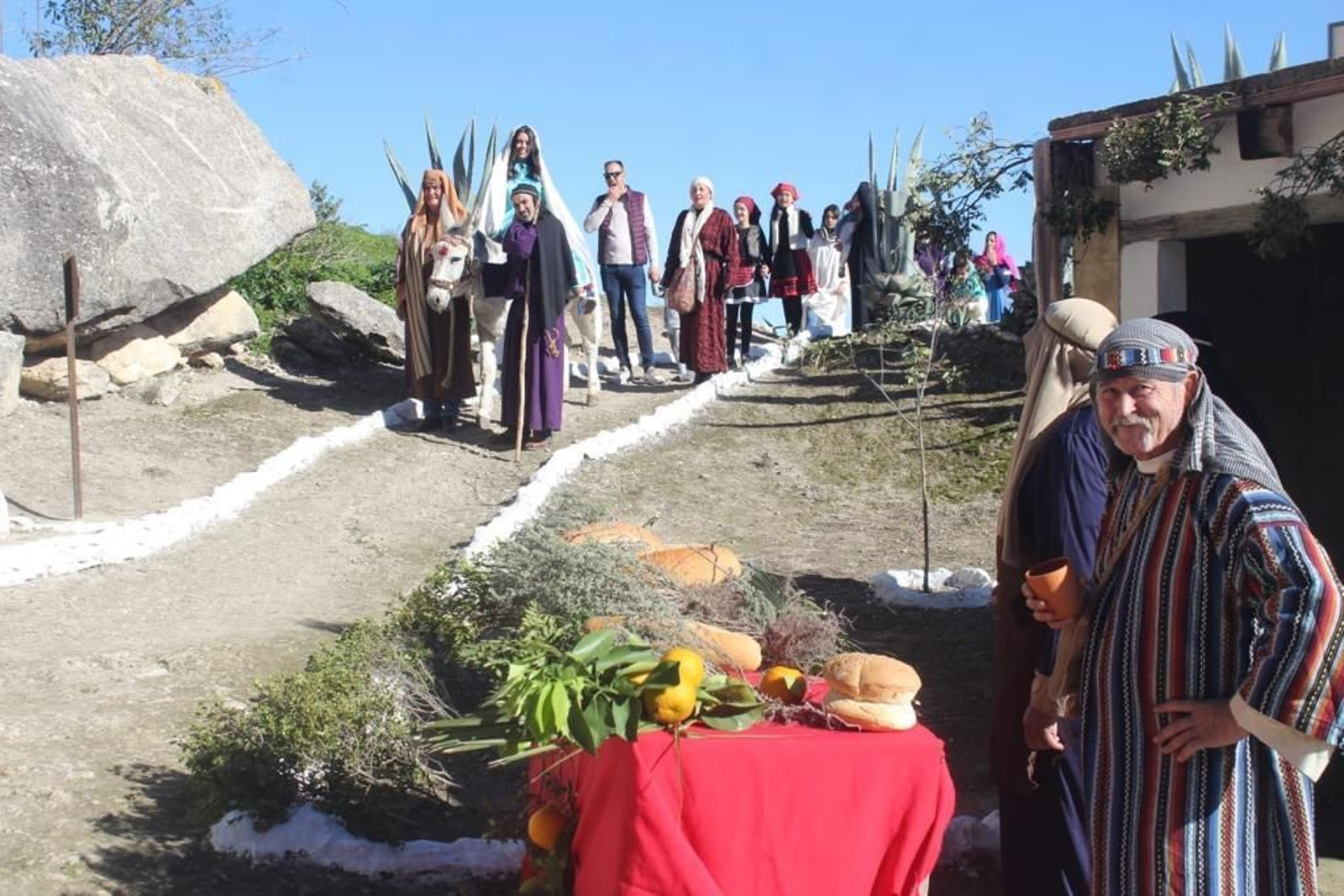 Las imágenes del belén viviente de Espera