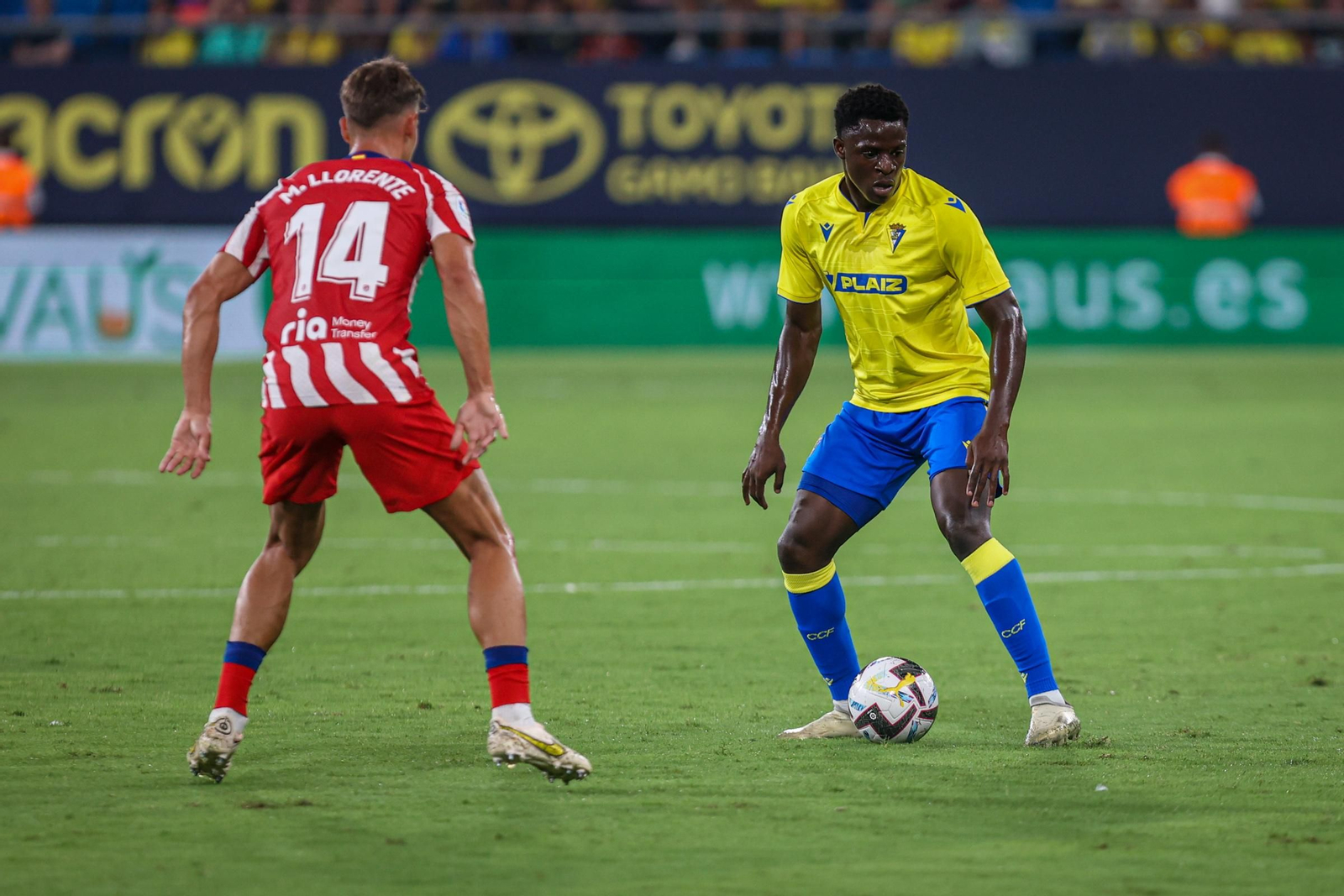 Las imágenes del Cádiz-Atlético de Madrid del Trofeo Carranza