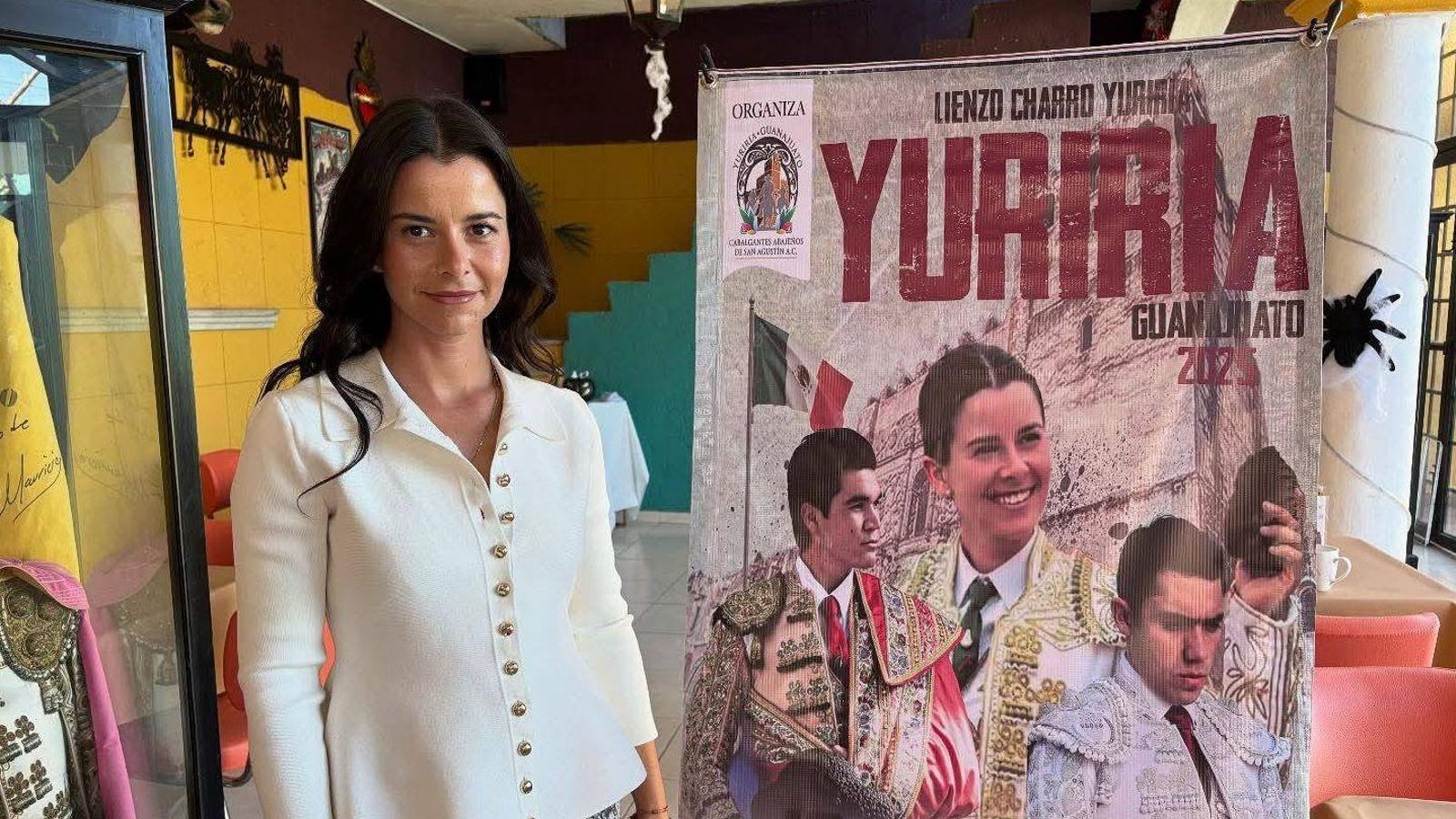 Miriam Cabas, en la presentación de su cartel en Yurinia