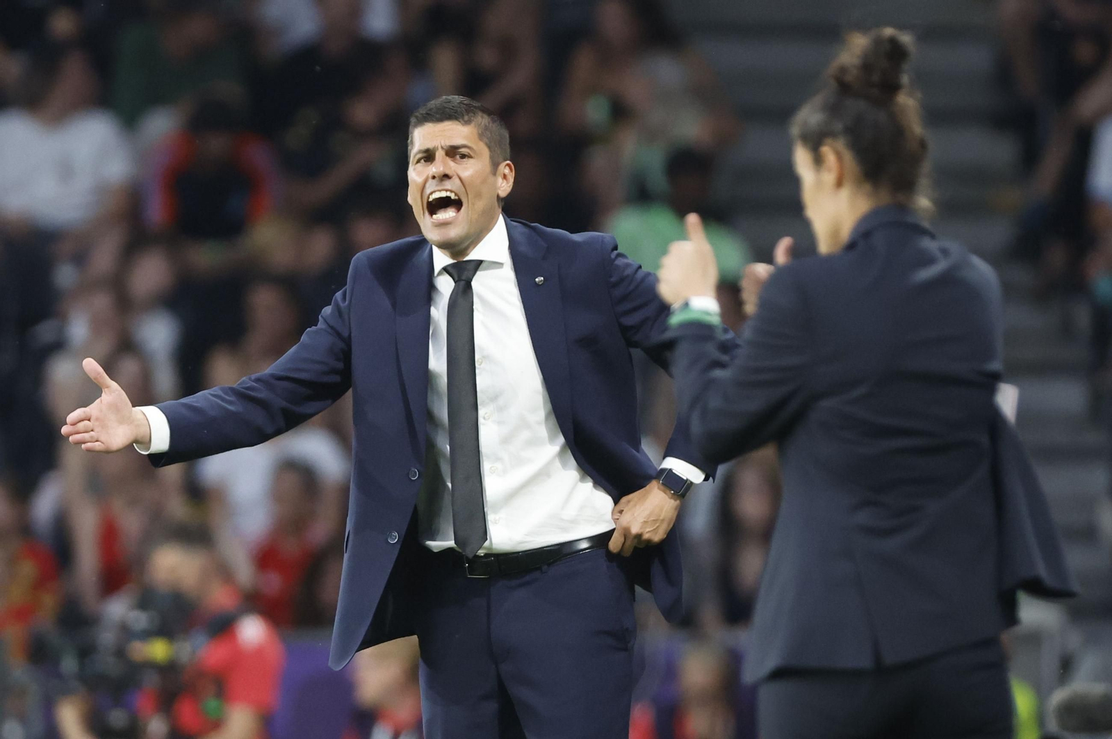 Las fotos del España - Portugal en la Eurocopa femenina