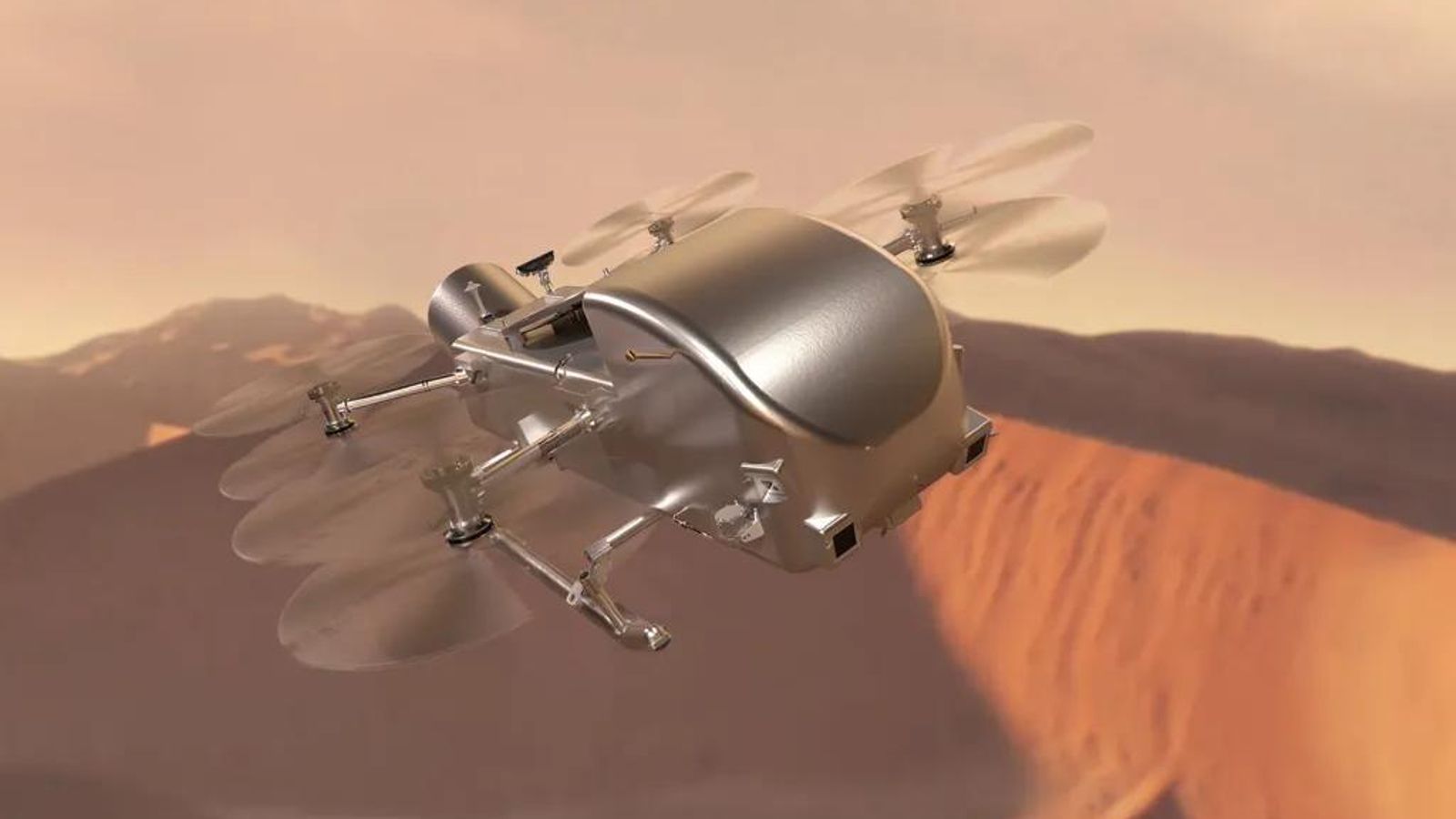 La NASA lanzará en 2028 la misión Dragonfly para estudiar Titán, una de las lunas de Saturno La NASA lanzará en 2028 la misión Dragonfly para estudiar Titán, una de las lunas de Saturno