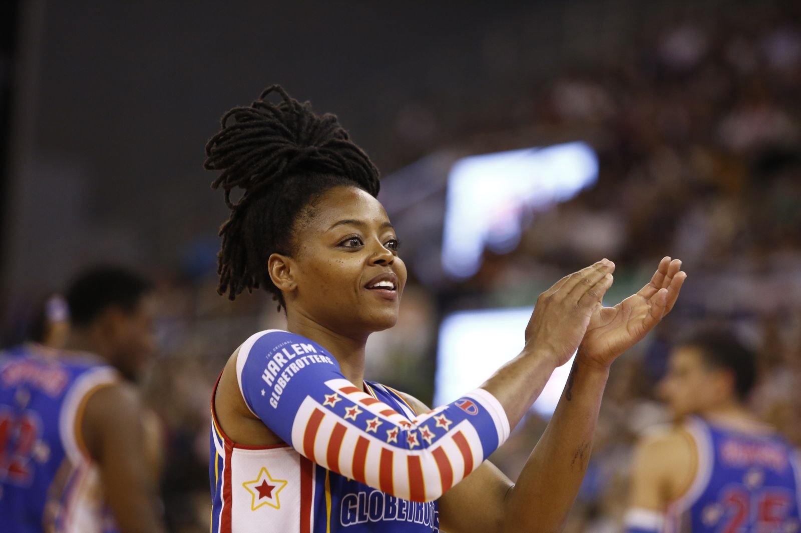 El espectáculo de los Globetrotters inunda el Palacio de Deportes