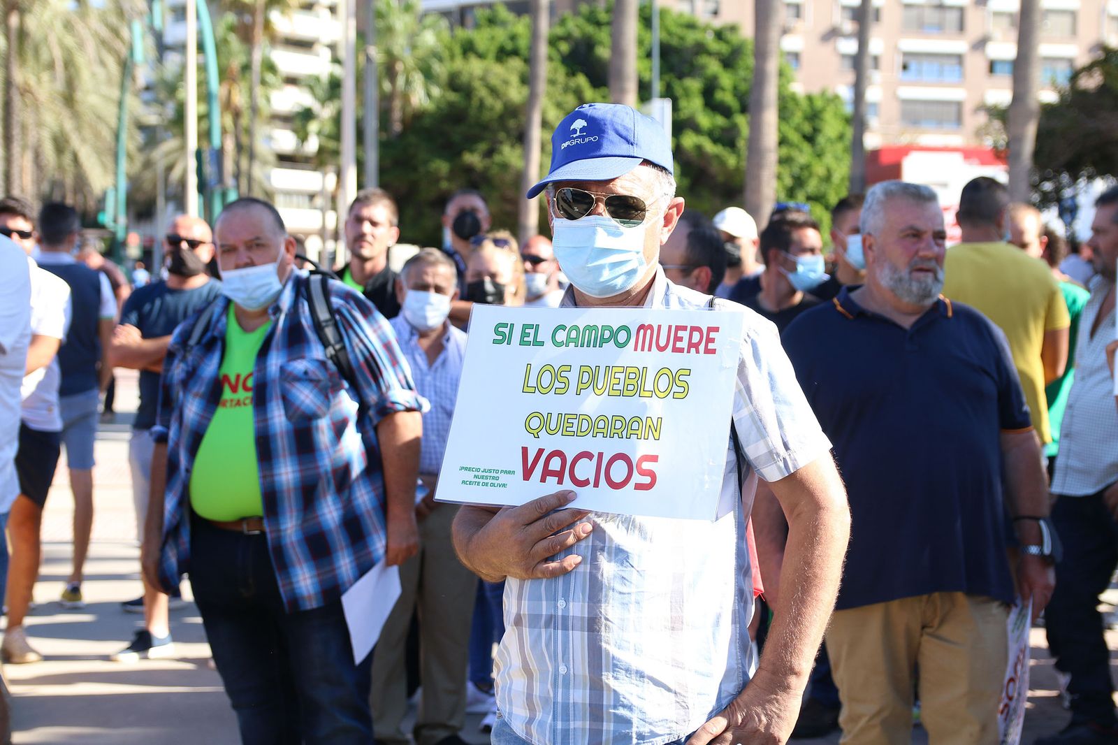 Las imágenes de la manifestación de los agricultores
