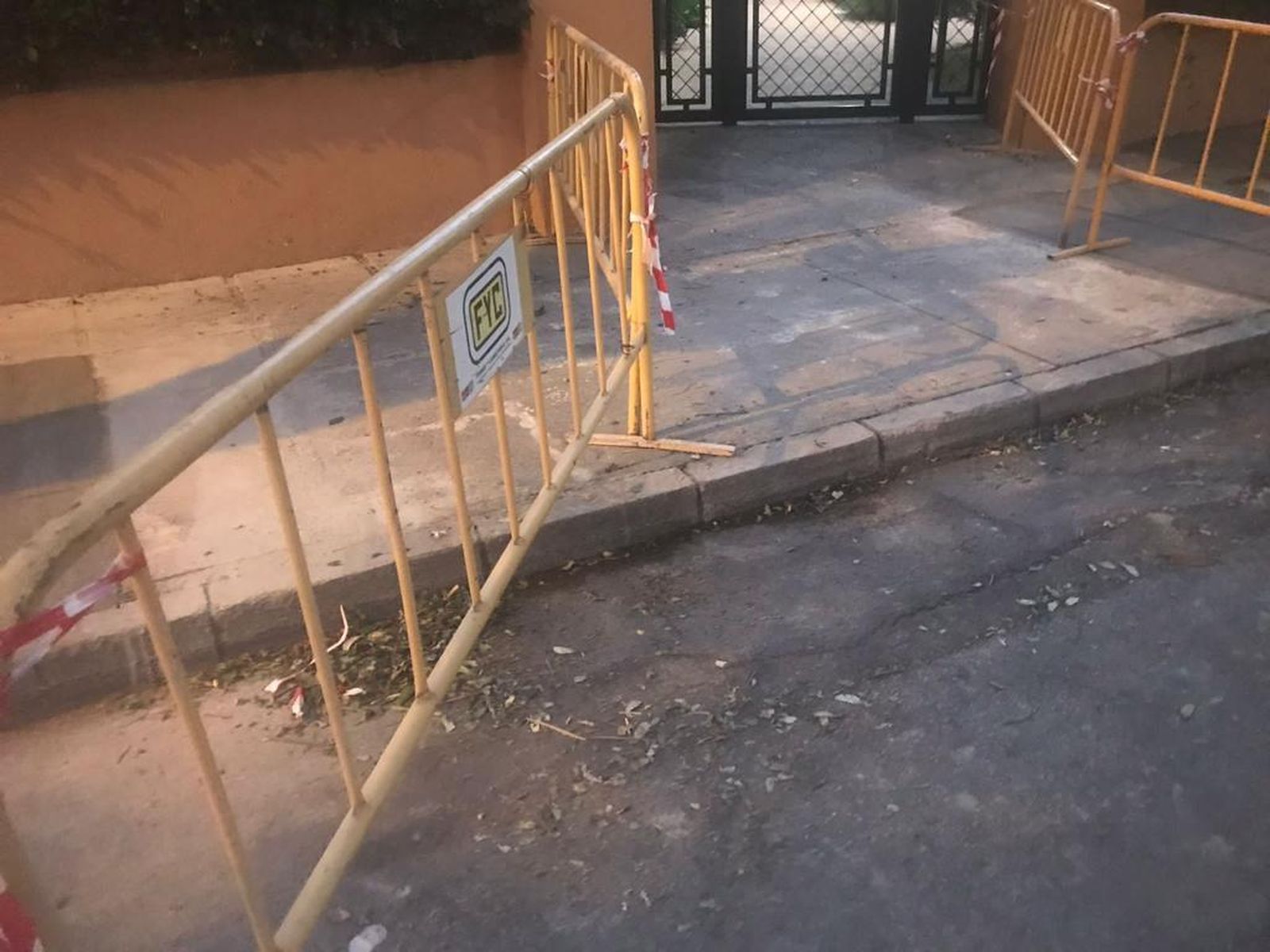 Vox denuncia la falta de accesibilidad en las obras de  mantenimiento urbano.