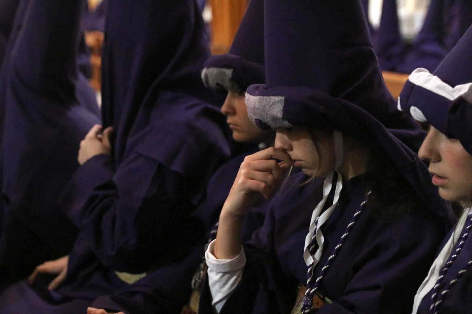 La procesión de las Angustias de Almería, en imágenes