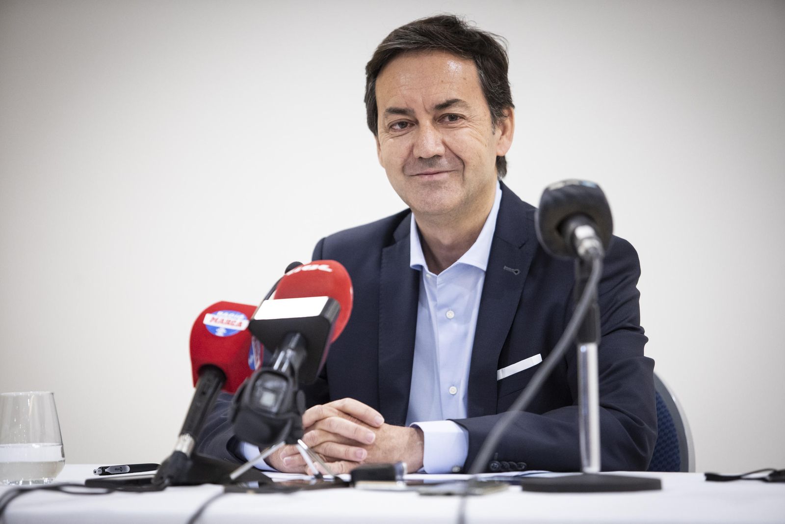 Antonio Fernández Monterrubio en su despedida del Granada CF