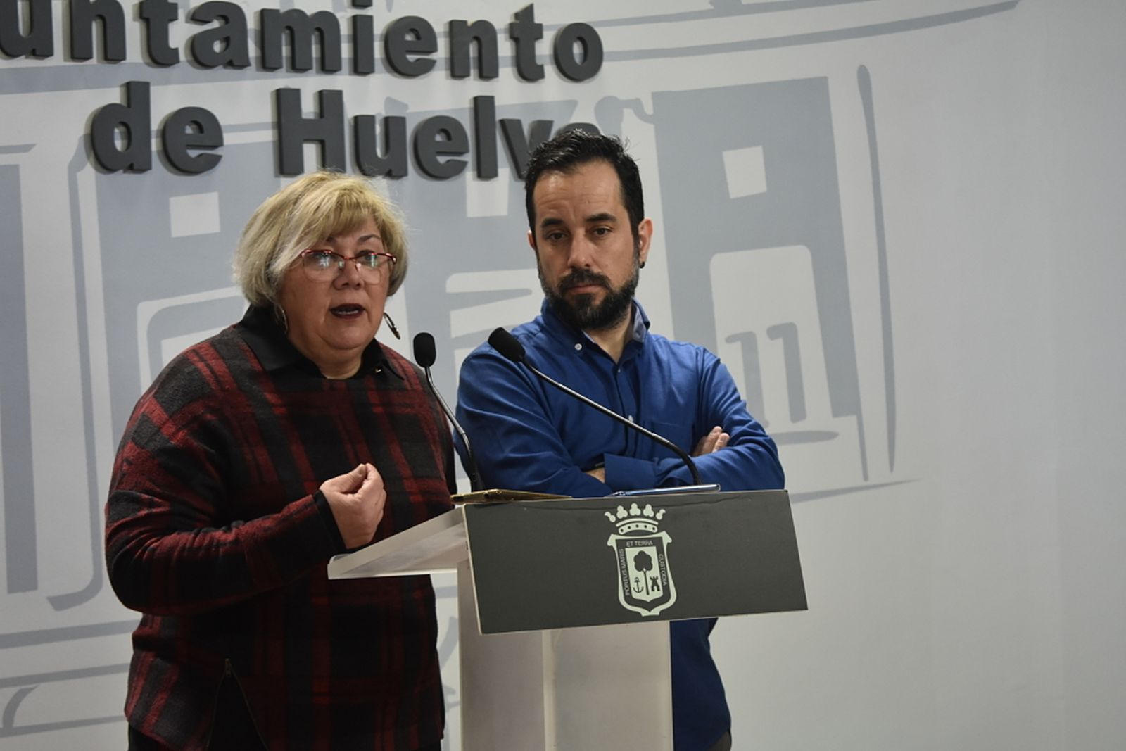 Mónica Rossi y Jesús Amador.