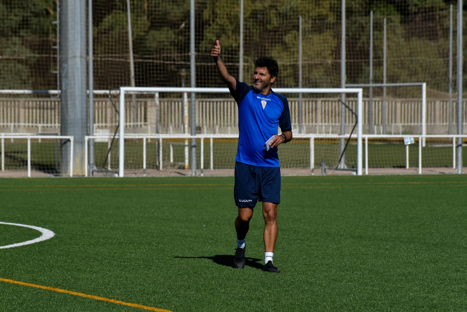 Iván Ania, durante un entrenamiento.