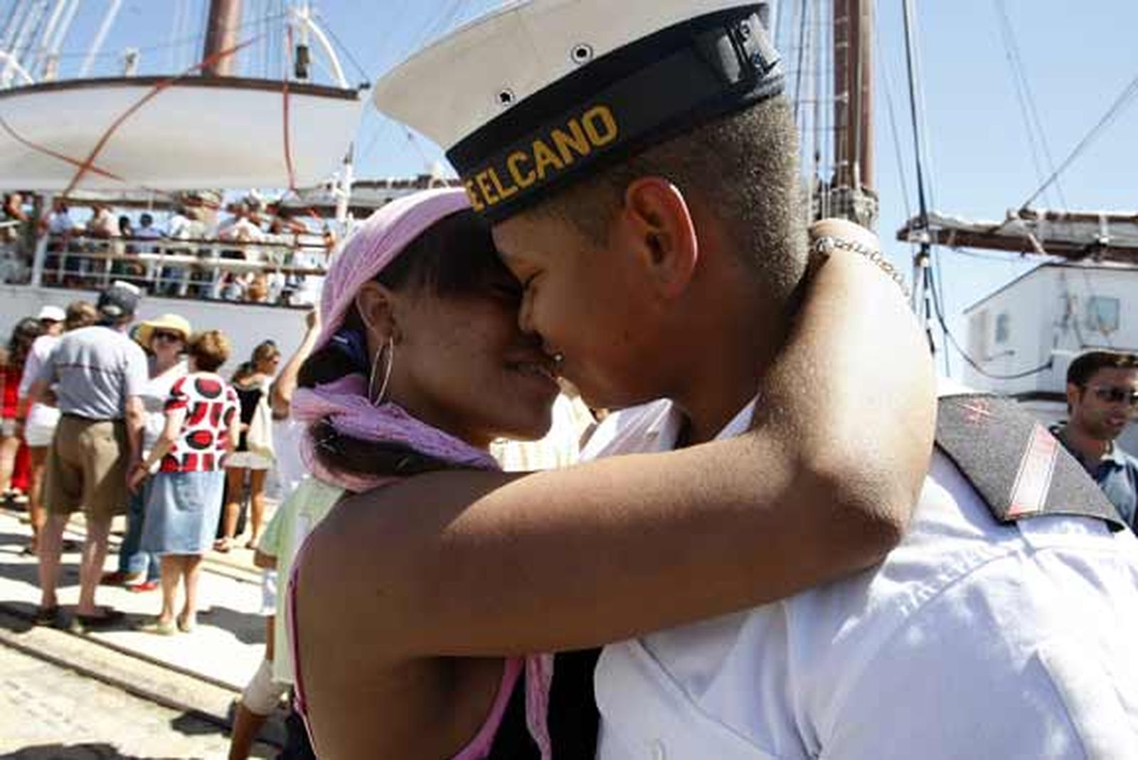 El buque escuela regresa a la ciudad tras siete meses de travesía

Foto: Jose Braza