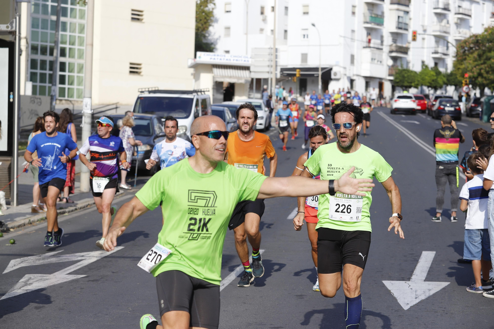 Las imágenes de la vuelta a Huelva de atletismo