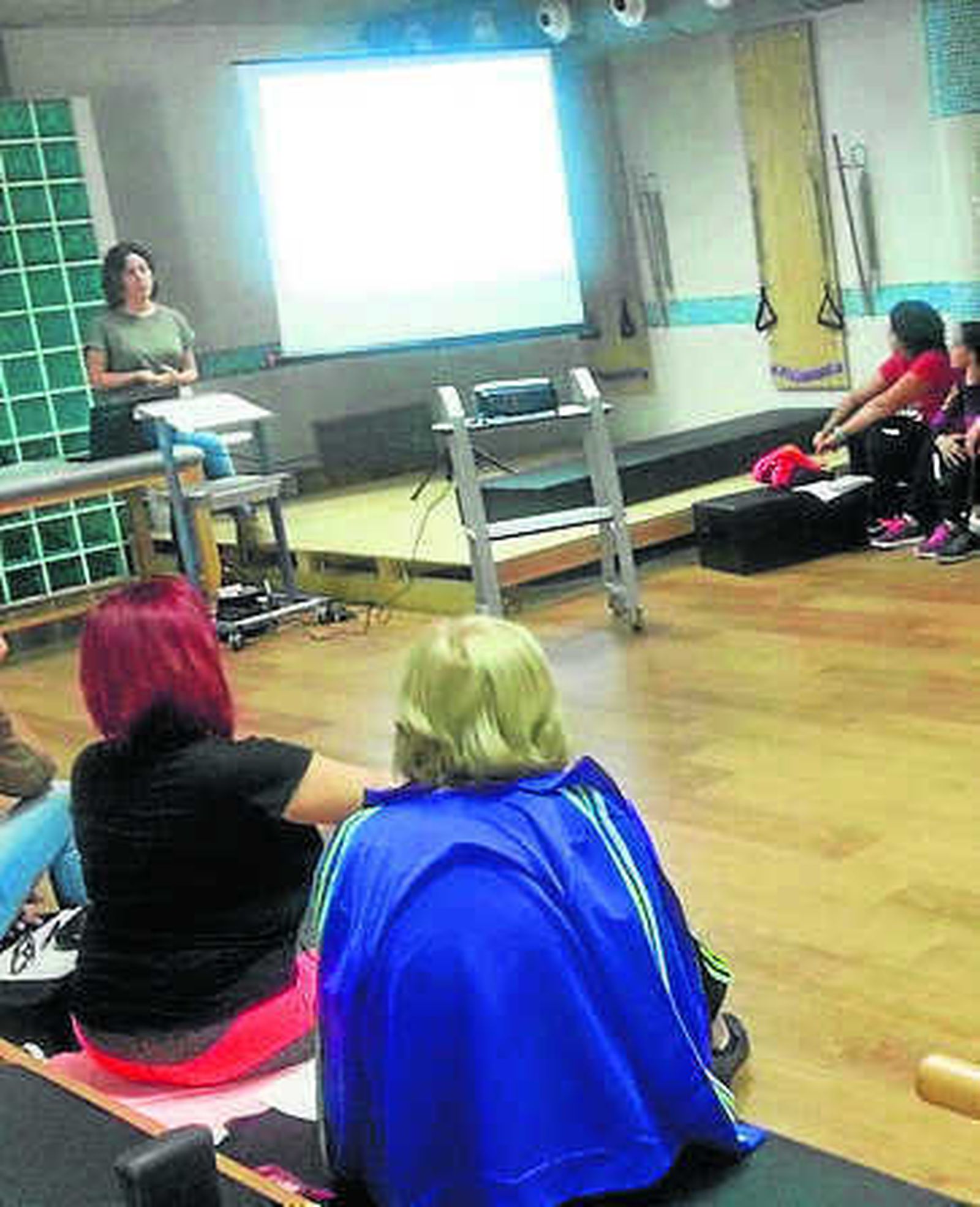 Un momento del taller.