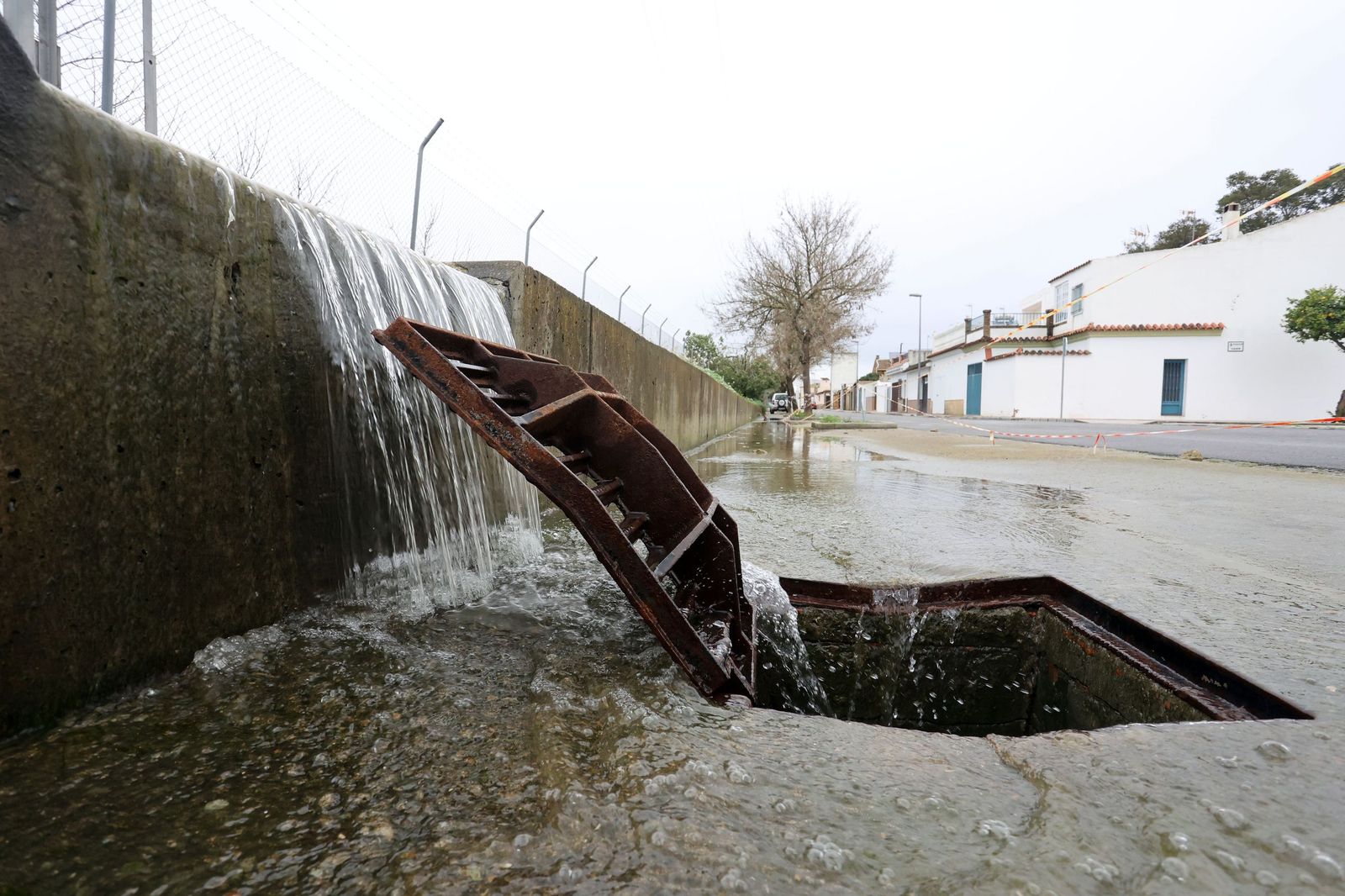 Ruta por la zona rural inundada de Jerez