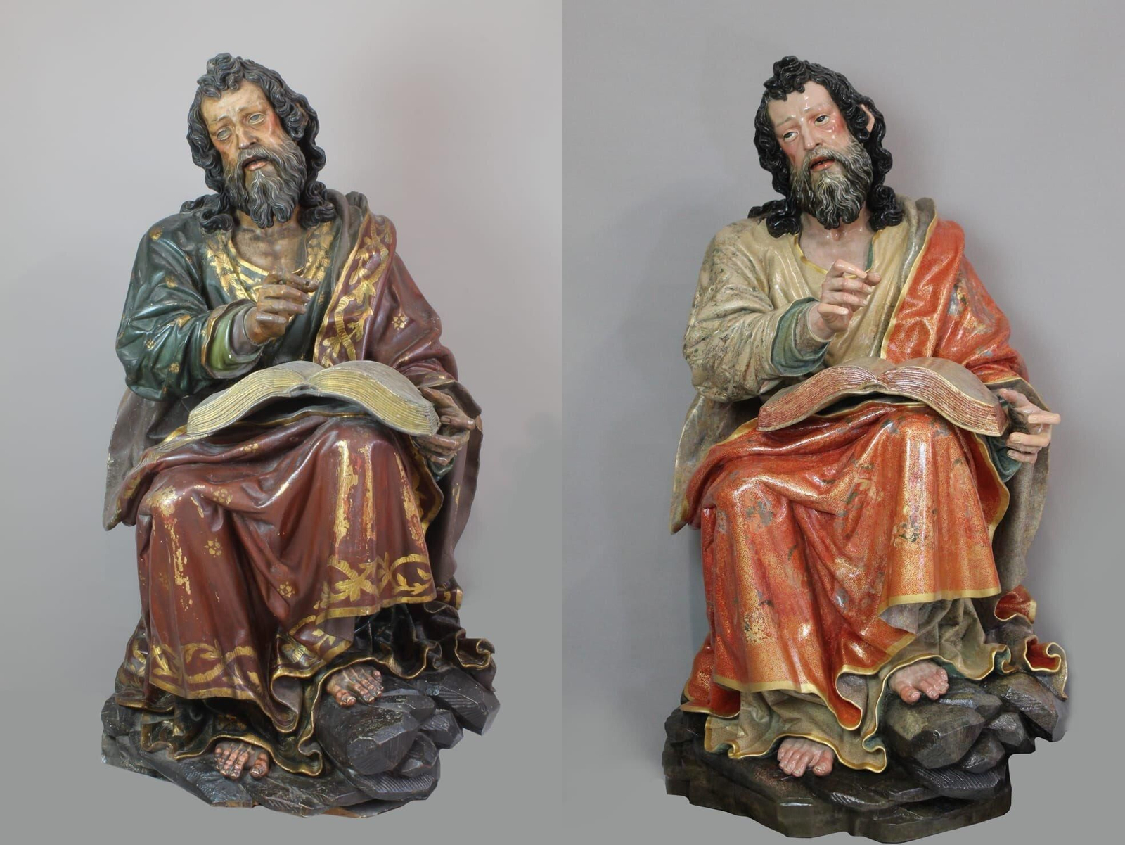 Antes y después de la talla